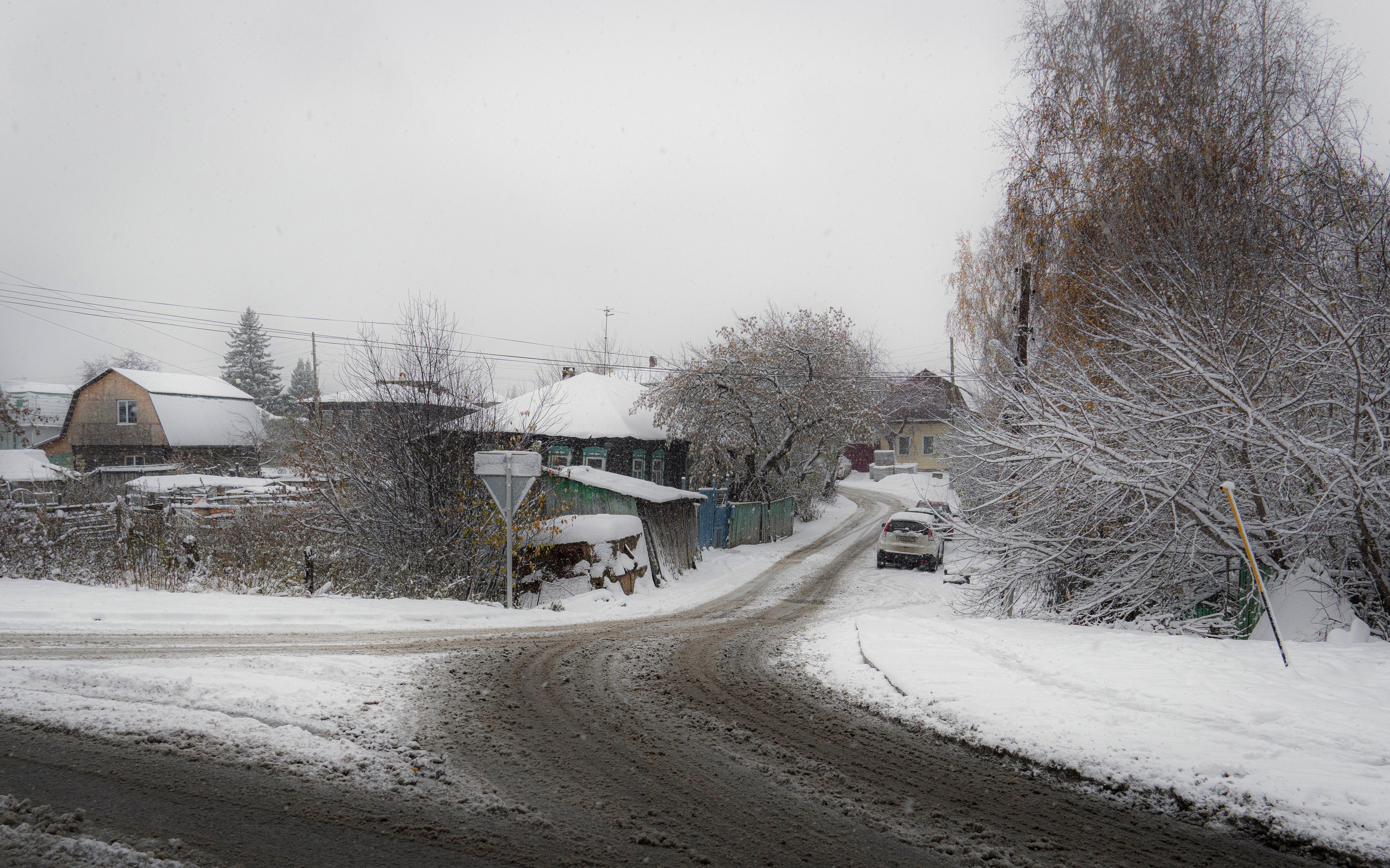 Первый снег Малого Городища