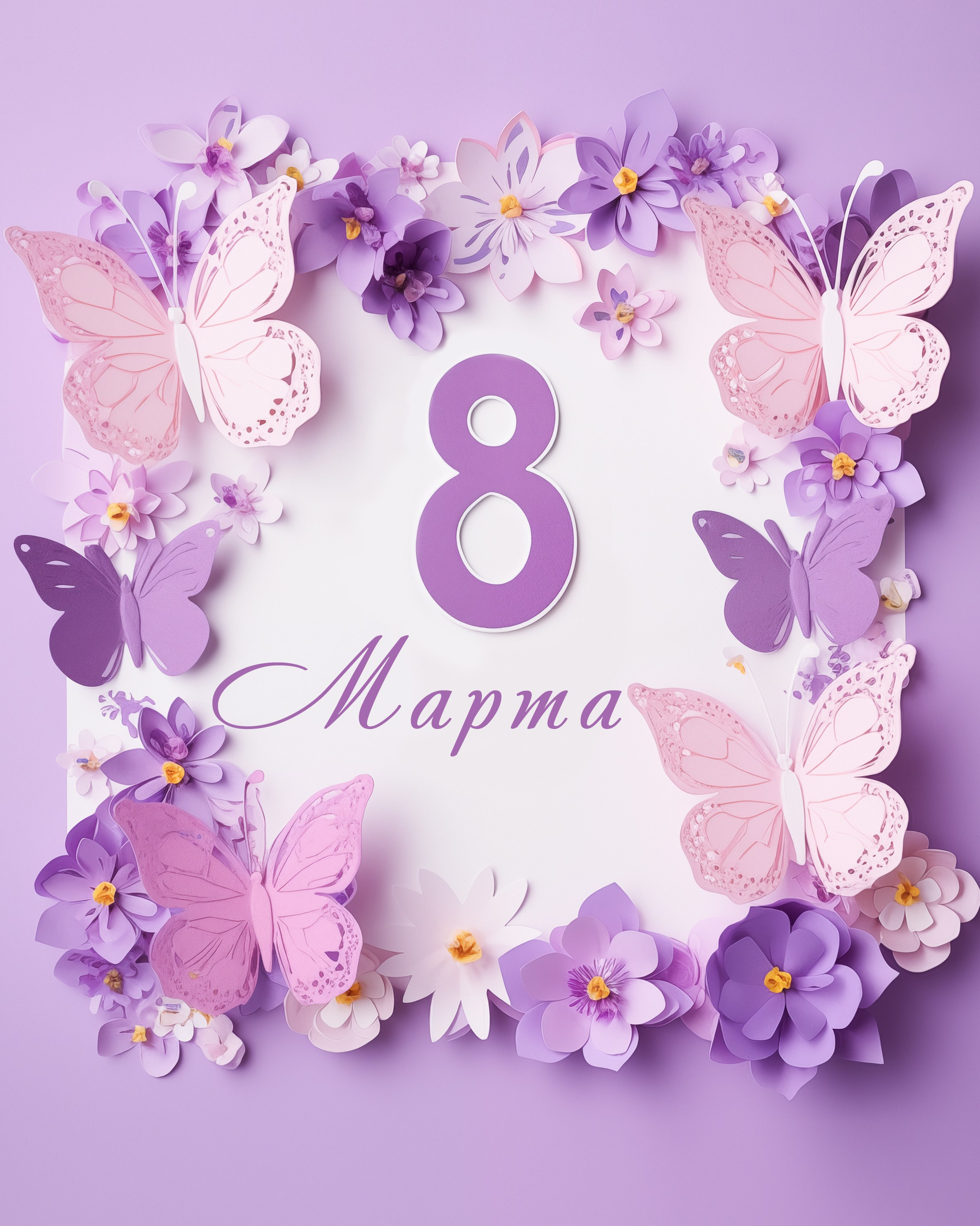 8 марта «Бабочки». Детский фотограф в Алматы, виньетки, выпускной альбом Алматы