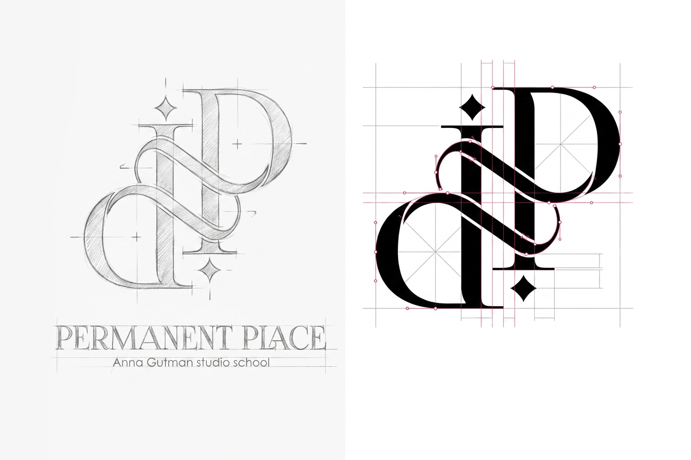 Permanent Place by Anna Gutman. Студия графического дизайна Валерии Кадыровой