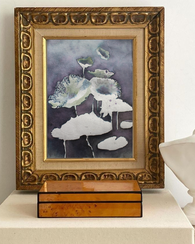 София Гольцева «Watercolor small.water lilies N3». Декор для дома