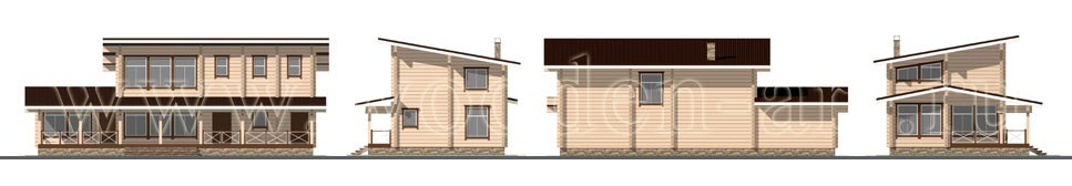 «Малахово» 276 кв. м. Проекты деревянных домов