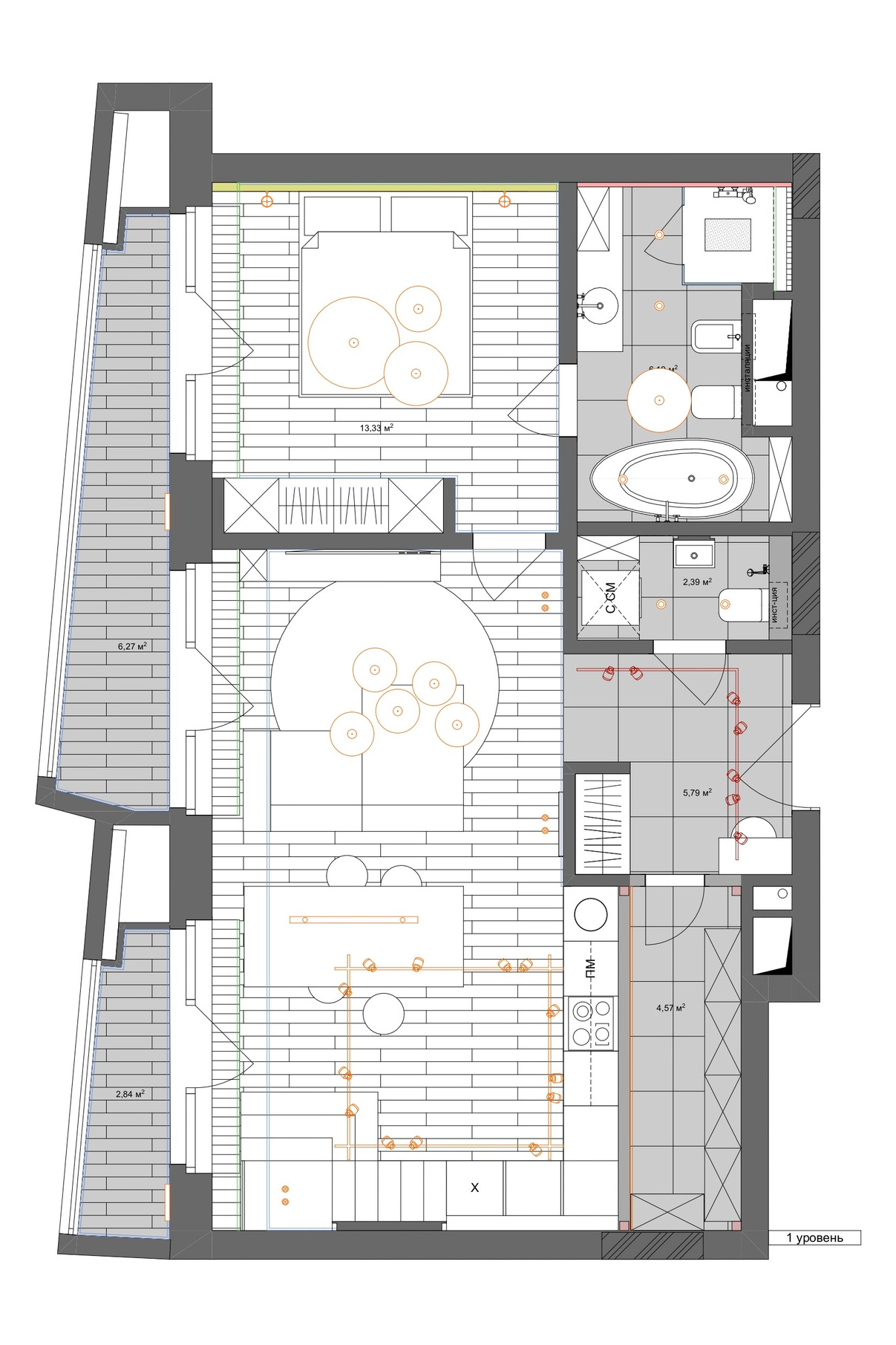 Визуализация квартиры в ЖК Событие. 3D визуализатор интерьеров Ксения Жарко