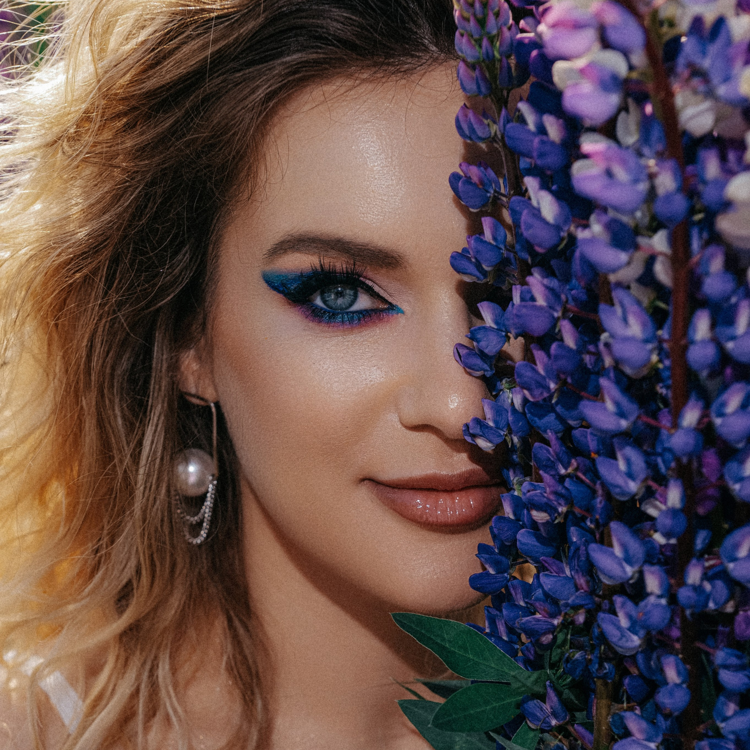 Фотосессия в люпиновом поле. Свадебный и семейный фотограф Виктория Носачёва. Щелково, Москва и МО