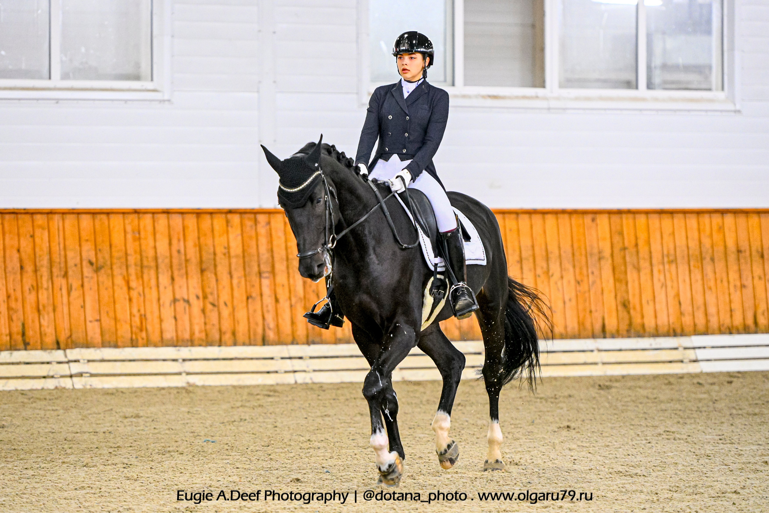 2025.10.19 — КСК Конкорд — выездка. ТУРНИРНАЯ КОННАЯ ФОТОГРАФИЯ, Руднева Ольга и Евгений Адеев