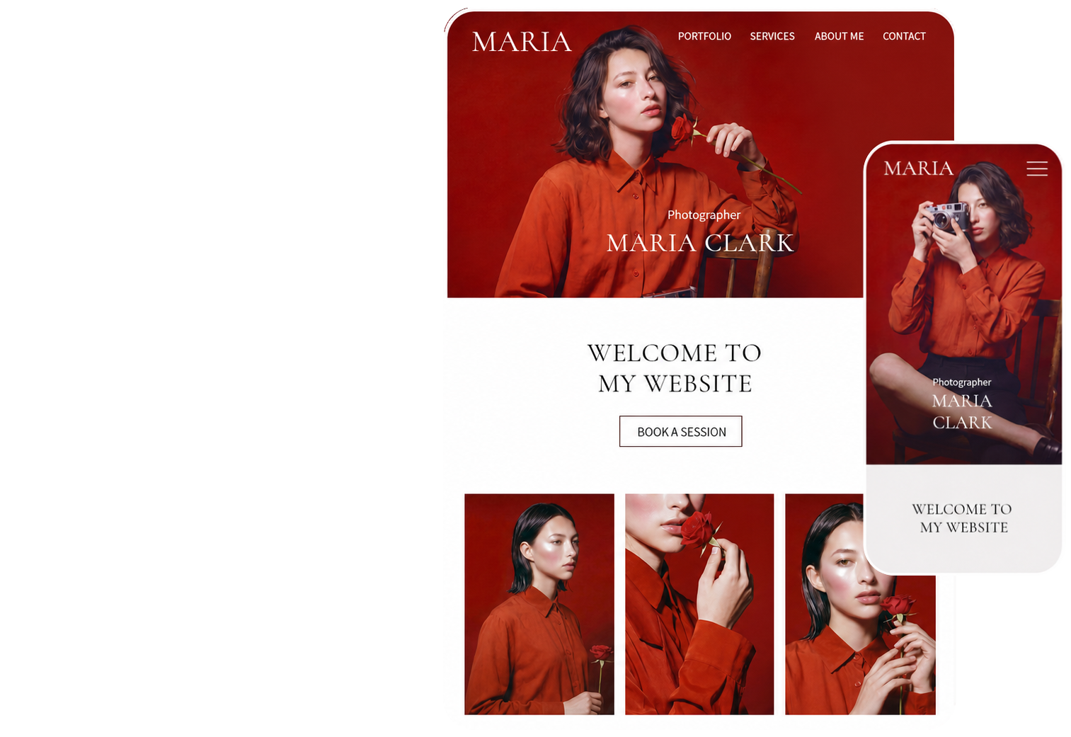 Custom website design by Wfolio