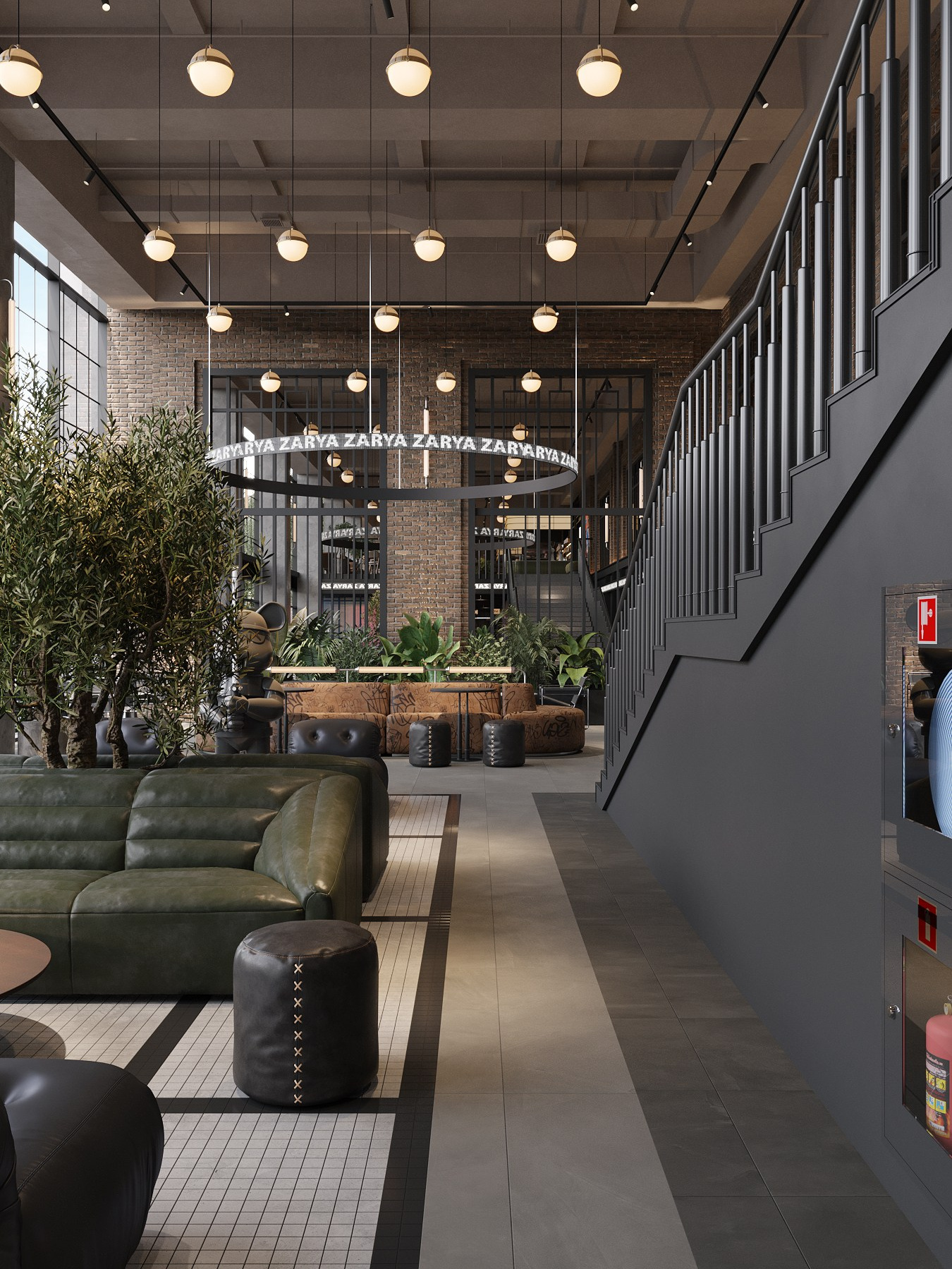 ХОЛЛ КРК «ЗАРЯ» / кинотеатр, 650 м². Rezells Architects — студия дизайна жилых и коммерческих интерьеров
