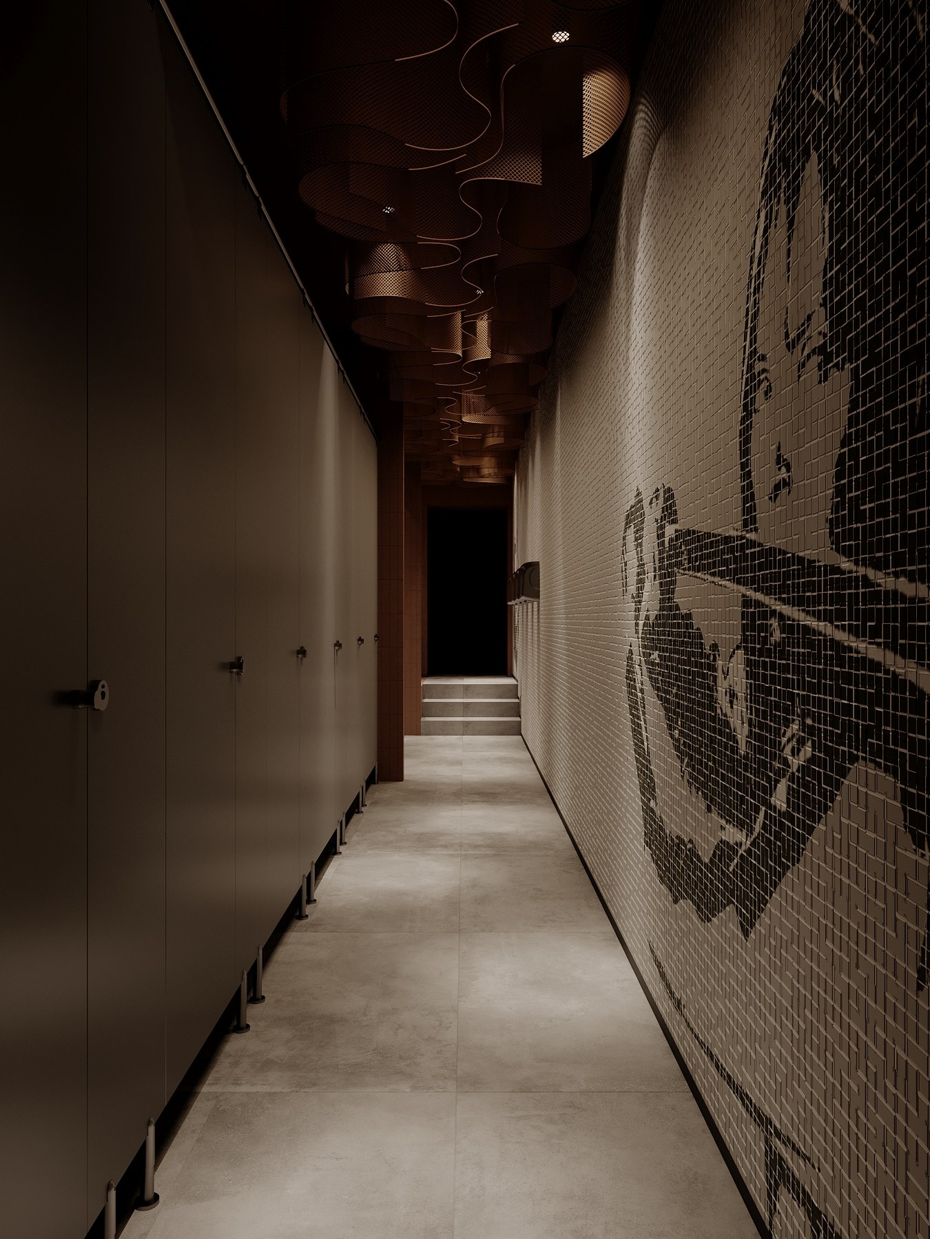 ФУДКОРТ КРК «ЗАРЯ» / кинотеатр, 300 м². Rezells Architects — студия дизайна жилых и коммерческих интерьеров