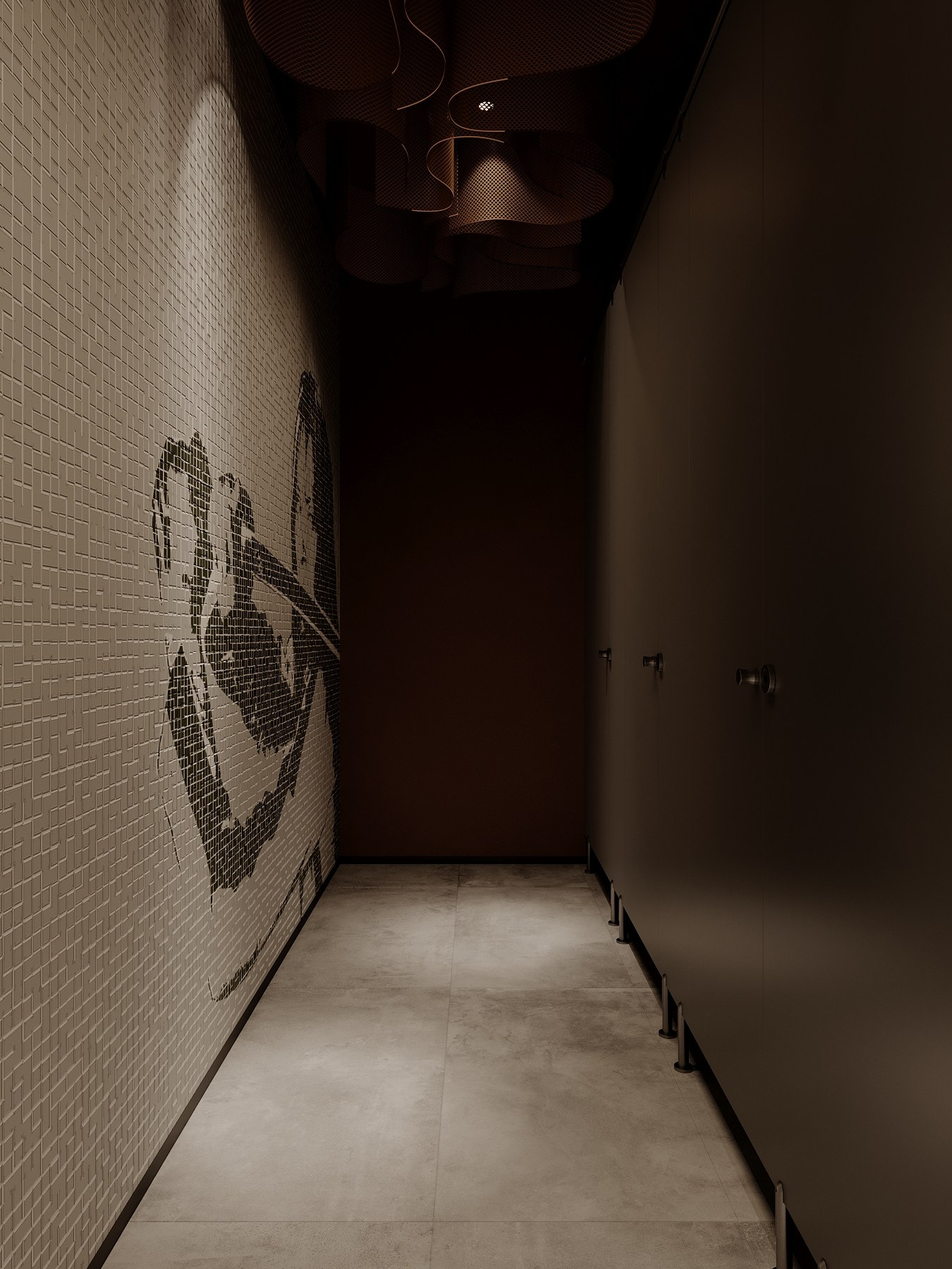 ФУДКОРТ КРК «ЗАРЯ» / кинотеатр, 300 м². Rezells Architects — студия дизайна жилых и коммерческих интерьеров