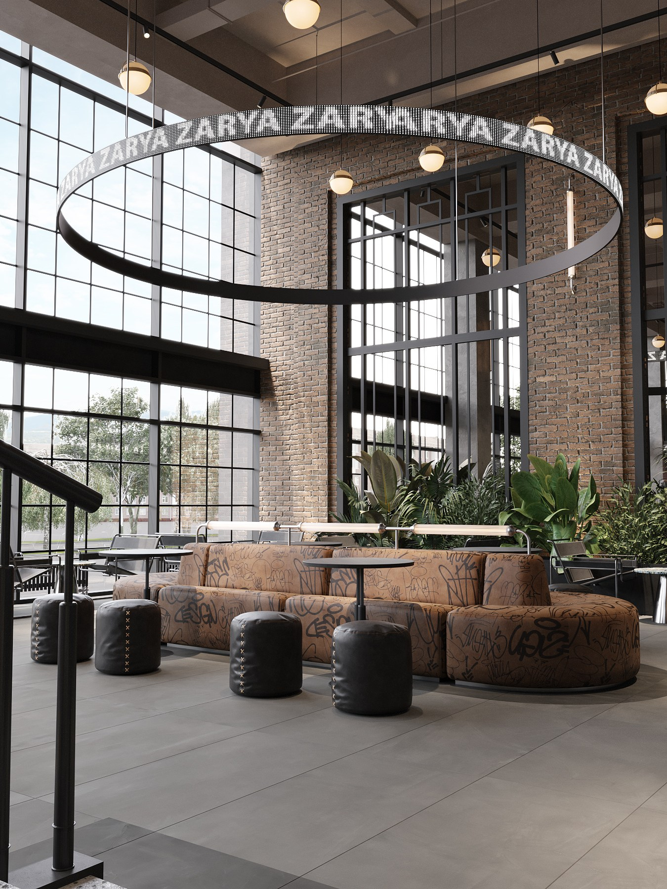 ХОЛЛ КРК «ЗАРЯ» / кинотеатр, 650 м². Rezells Architects — студия дизайна жилых и коммерческих интерьеров