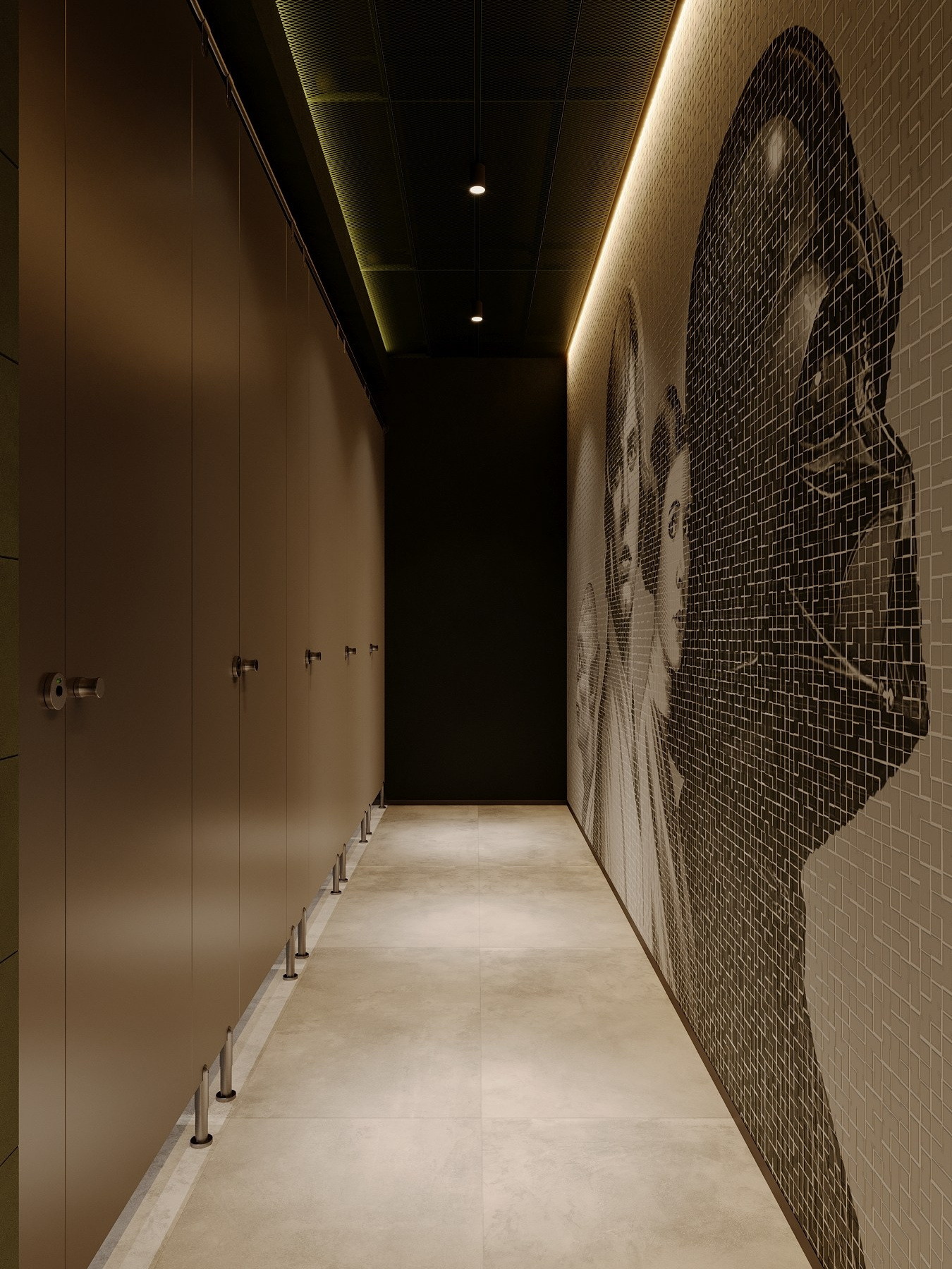 ФУДКОРТ КРК «ЗАРЯ» / кинотеатр, 300 м². Rezells Architects — студия дизайна жилых и коммерческих интерьеров