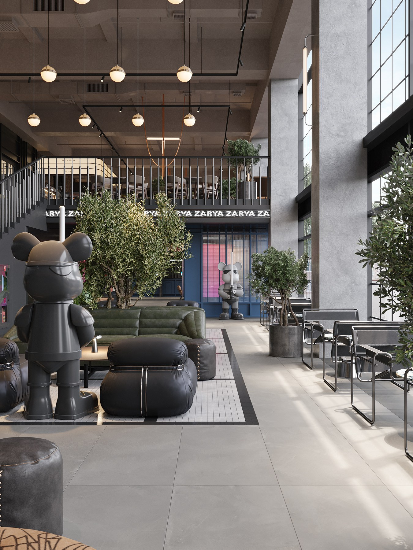 ХОЛЛ КРК «ЗАРЯ» / кинотеатр, 650 м². Rezells Architects — студия дизайна жилых и коммерческих интерьеров