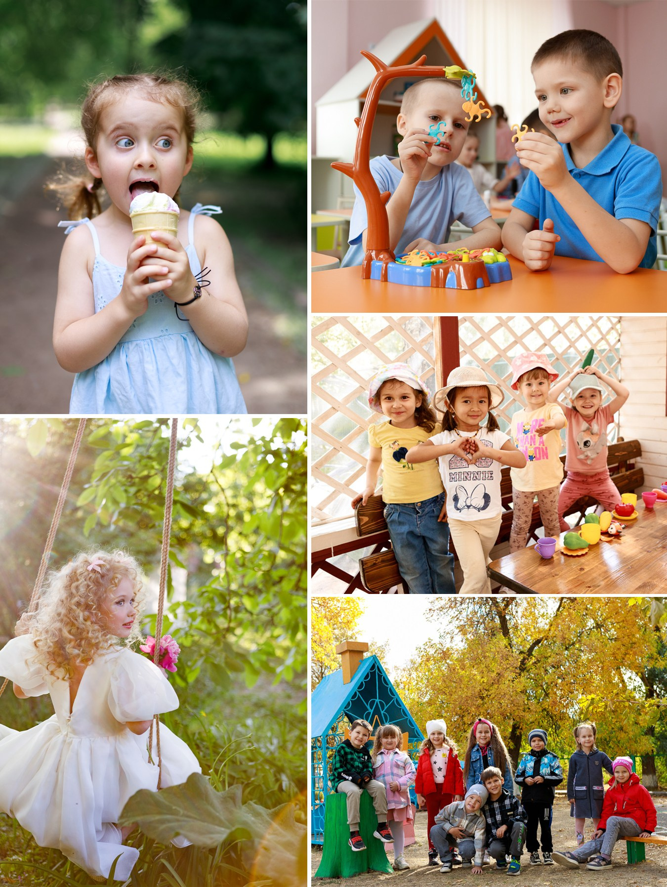 фотосессия в детском саду, выпускной альбом