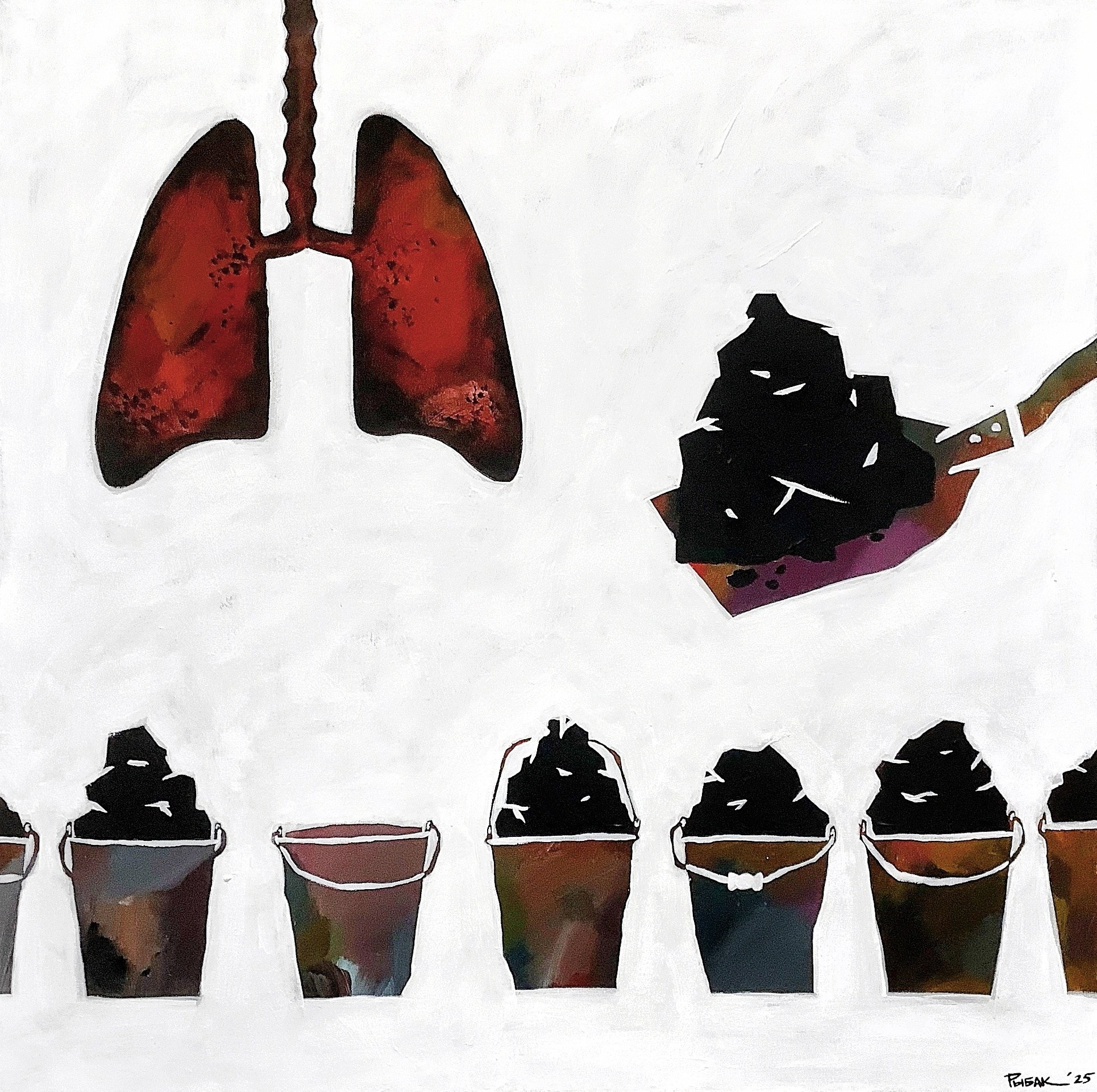 Холсты про Труд. Художник Рыбак Николай