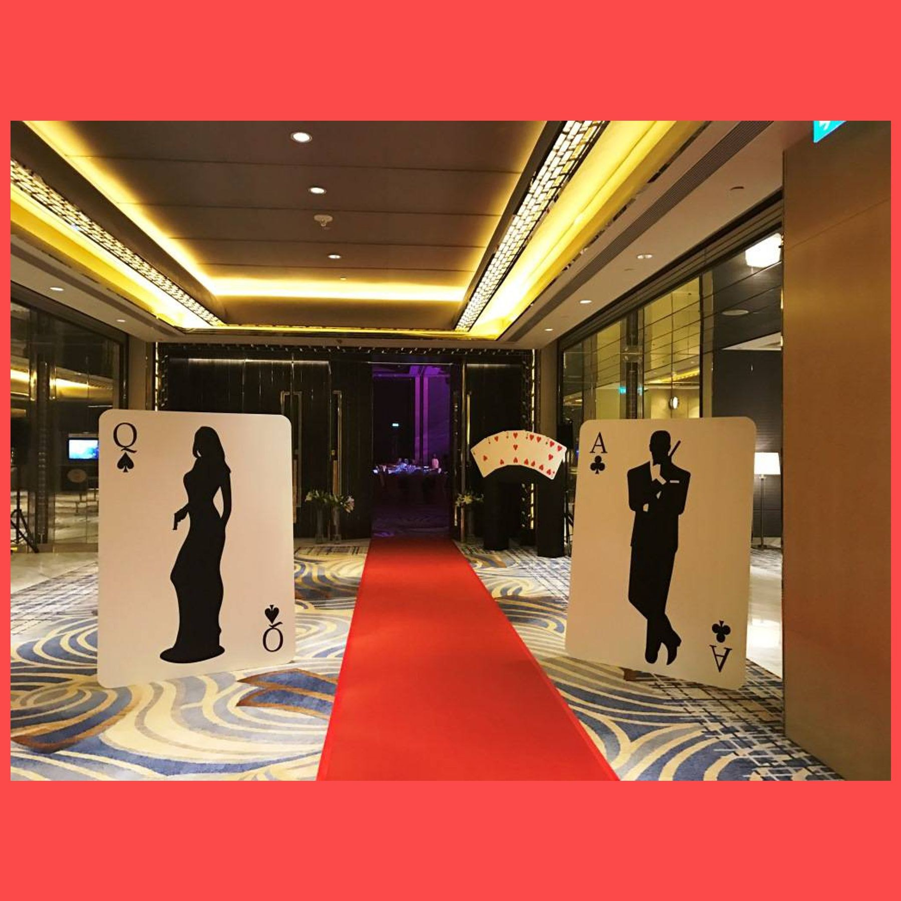 Фотозона «Казино». Студия праздничного декора