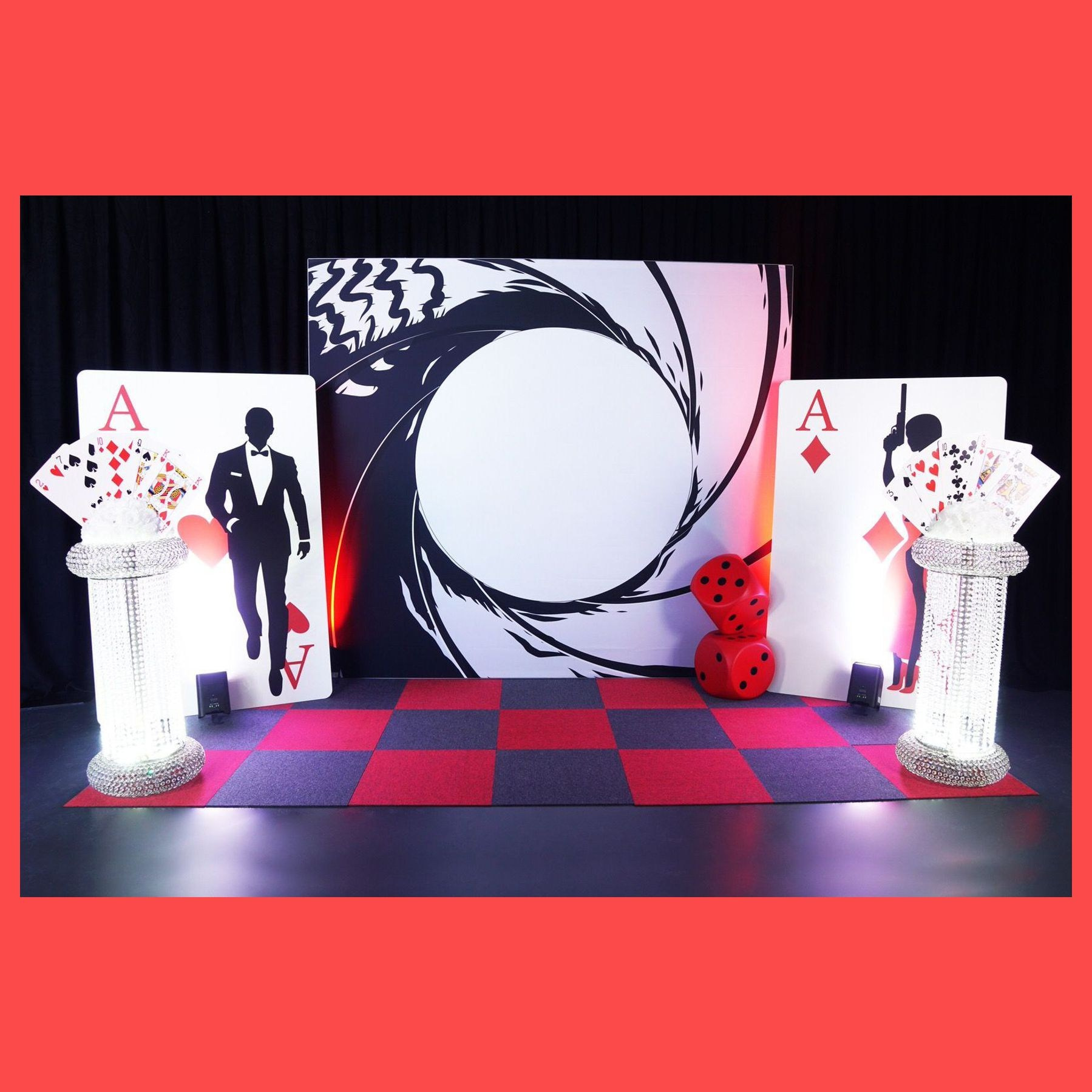 Фотозона на корпоратив. Студия праздничного декора