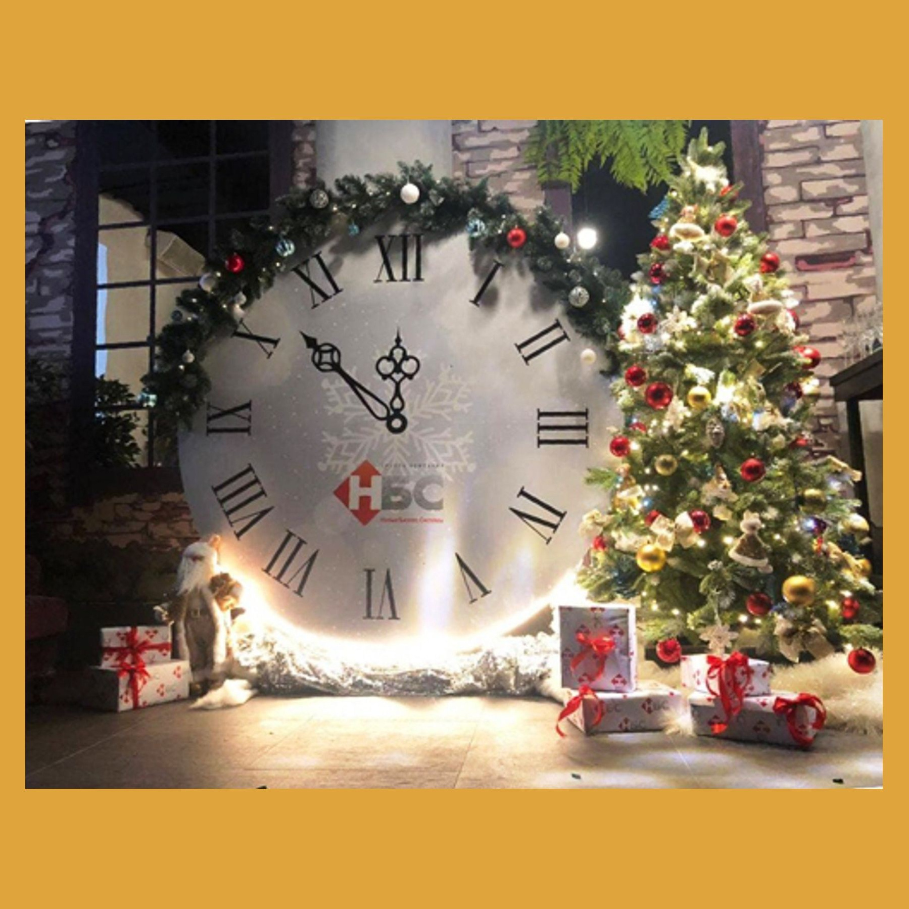 Фотозона новогодняя. Студия праздничного декора