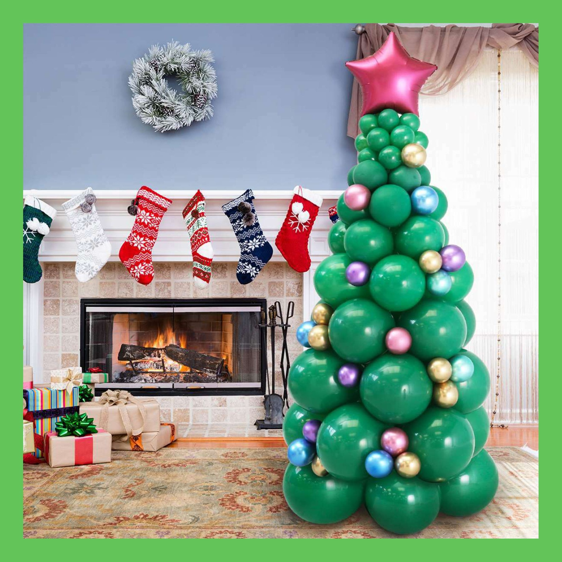 Фотозона новогодняя. Студия праздничного декора