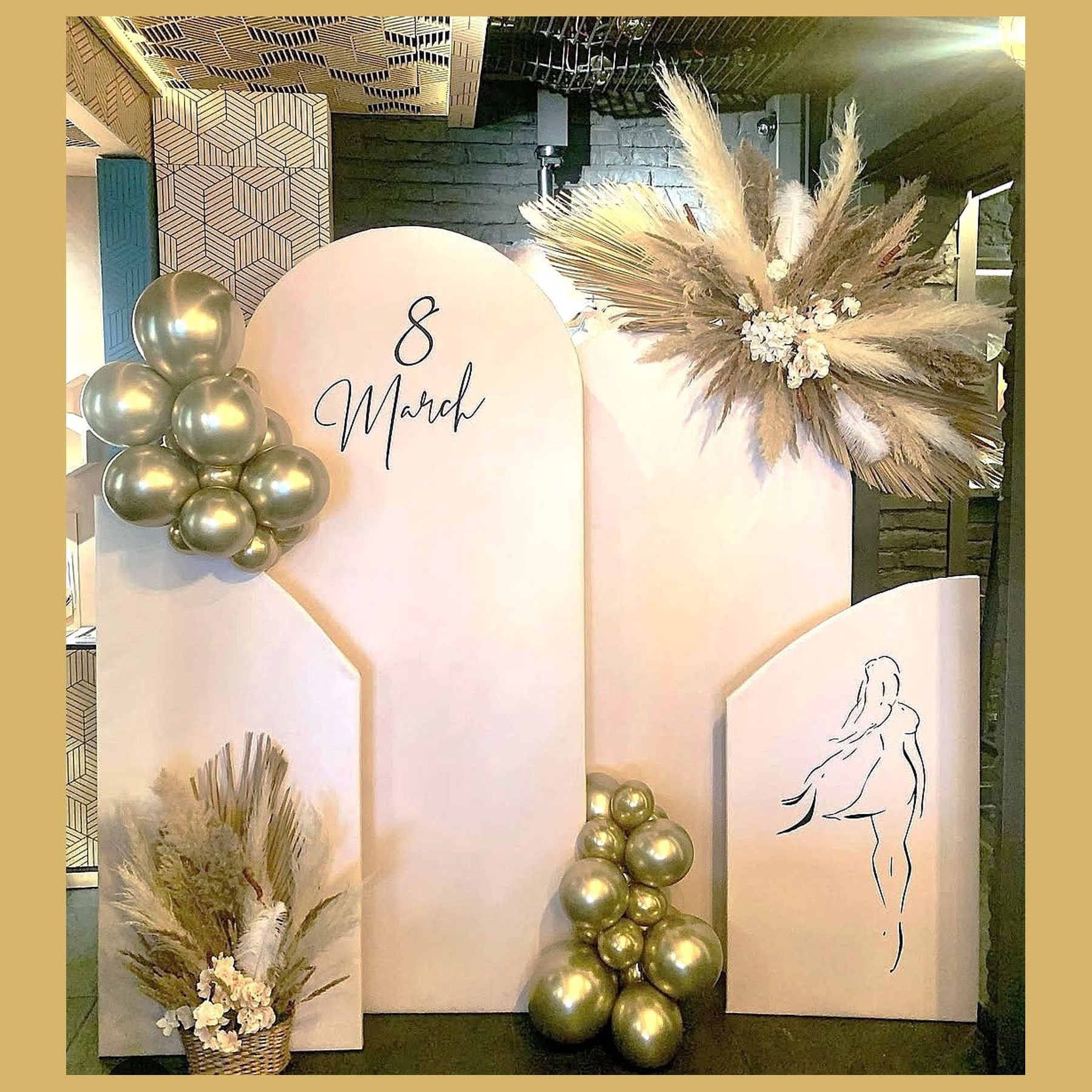 Фотозона 8 марта. Студия праздничного декора