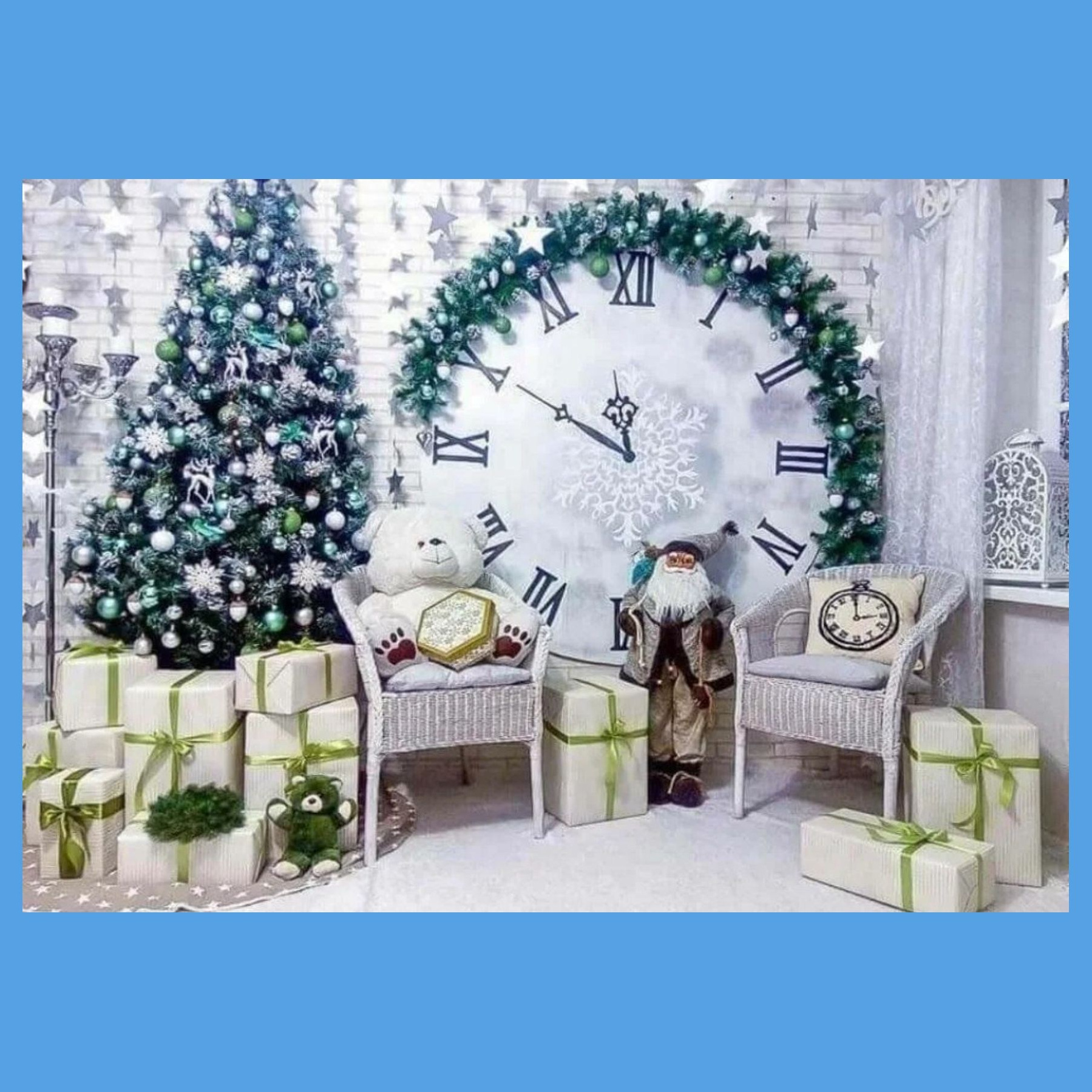 Фотозона новогодняя. Студия праздничного декора