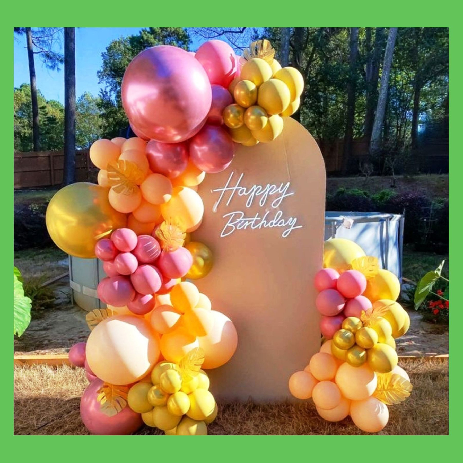 Дешевые фотозоны. Студия праздничного декора