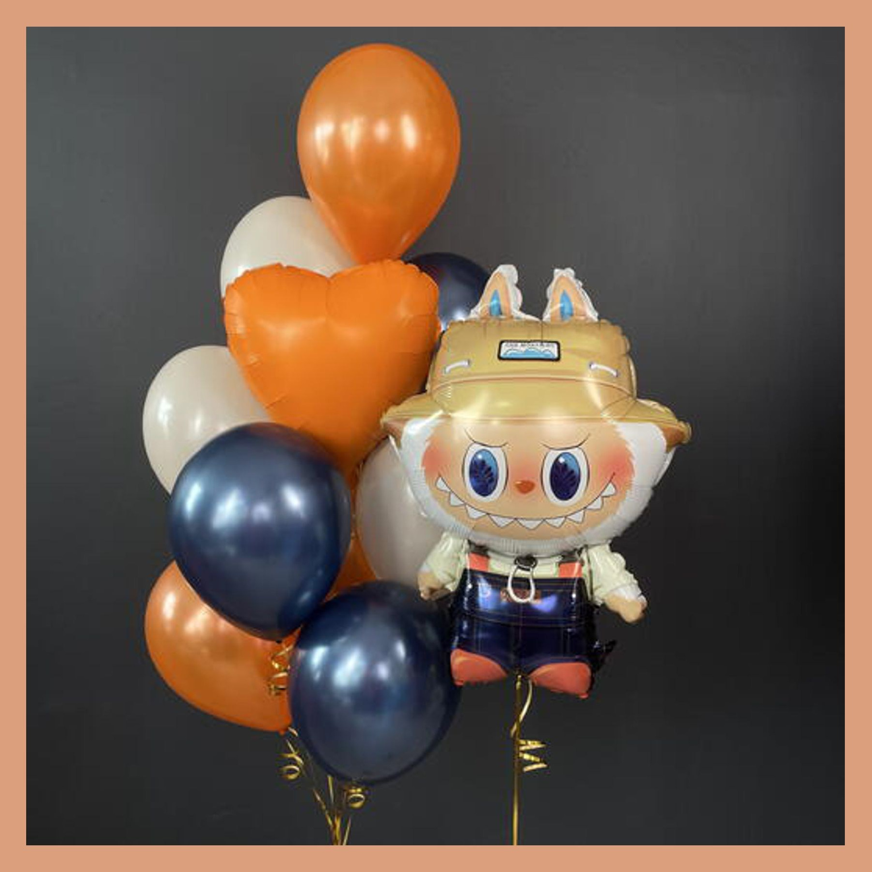 Шары с Лабубу. Студия праздничного декора