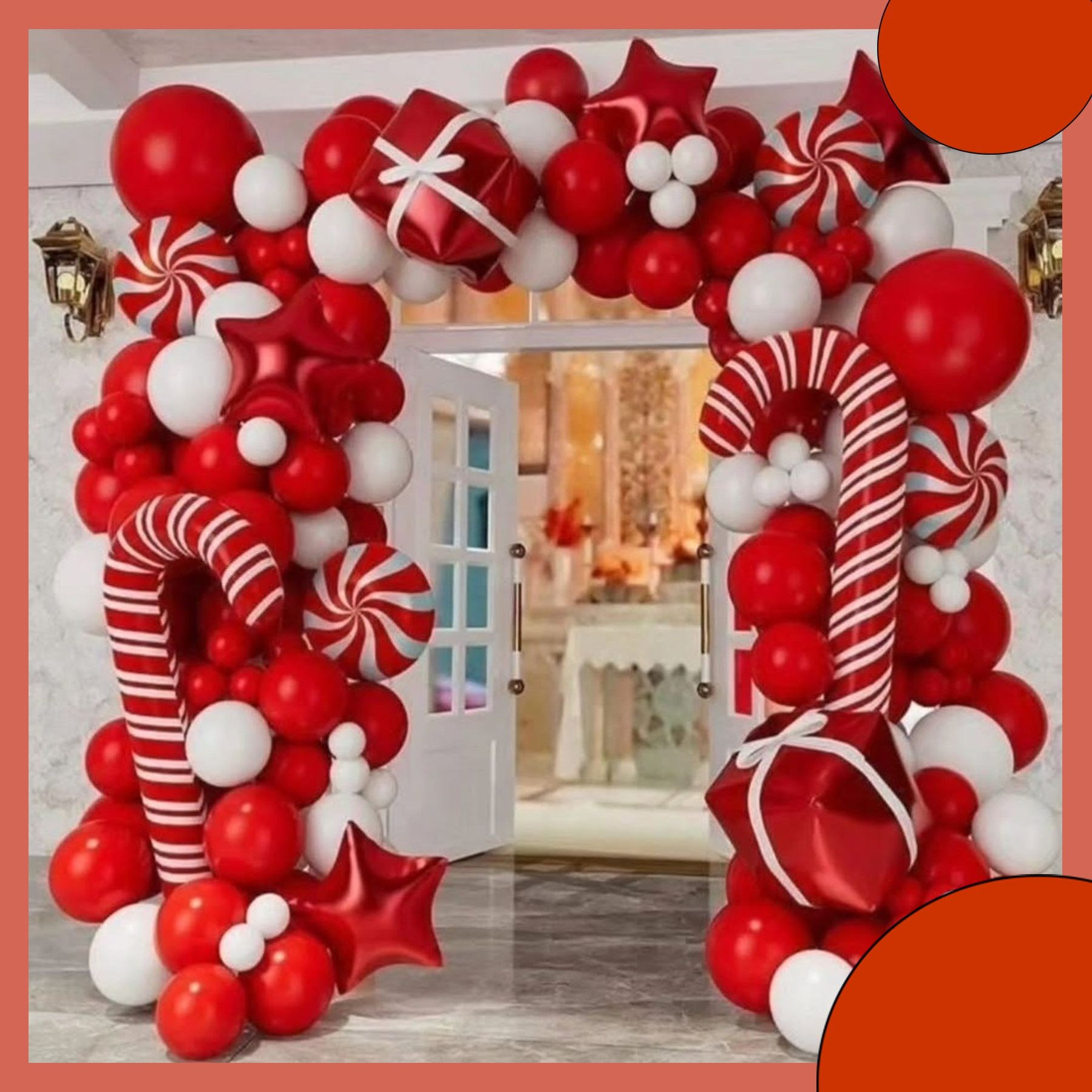 Фотозона новогодняя. Студия праздничного декора