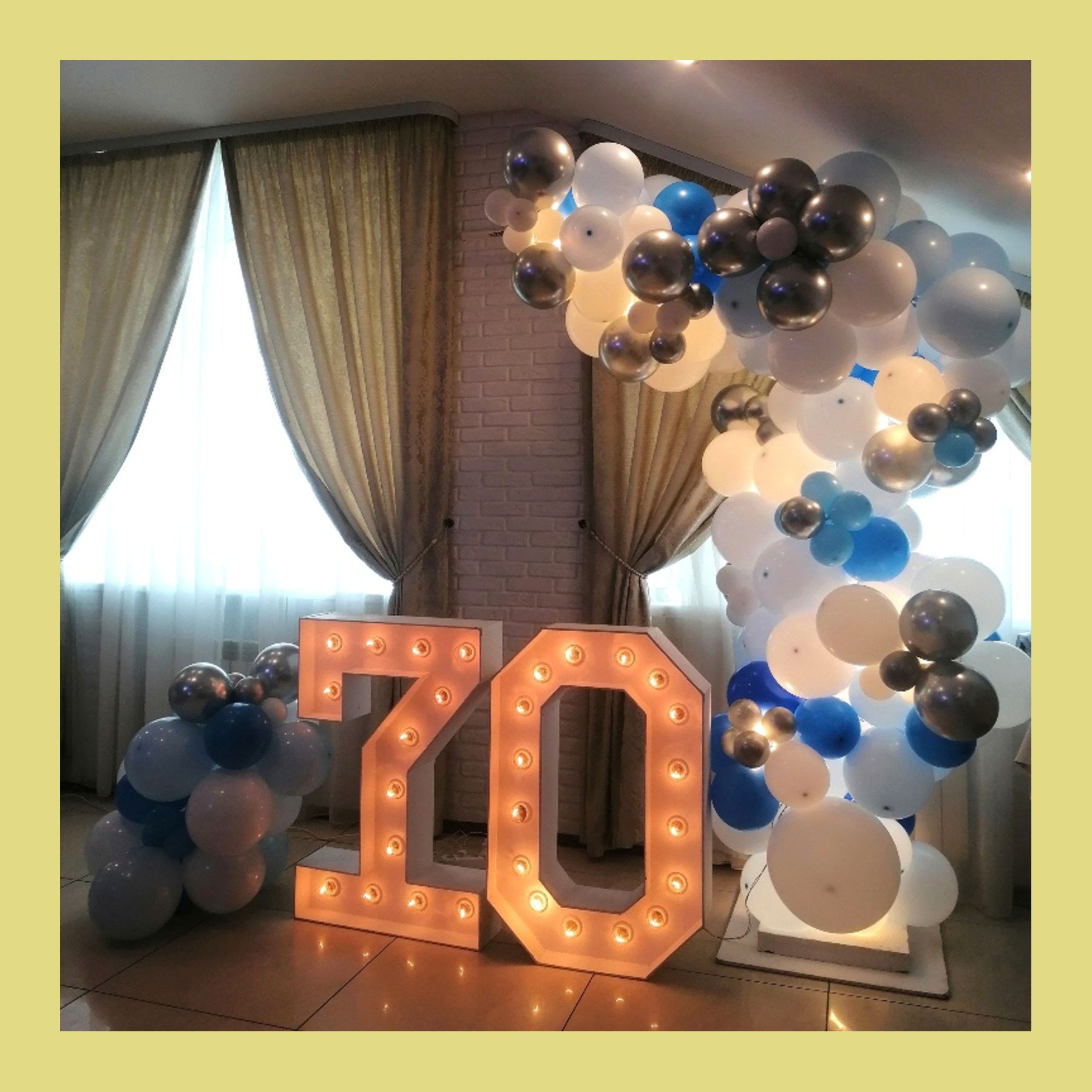 Дешевые фотозоны. Студия праздничного декора