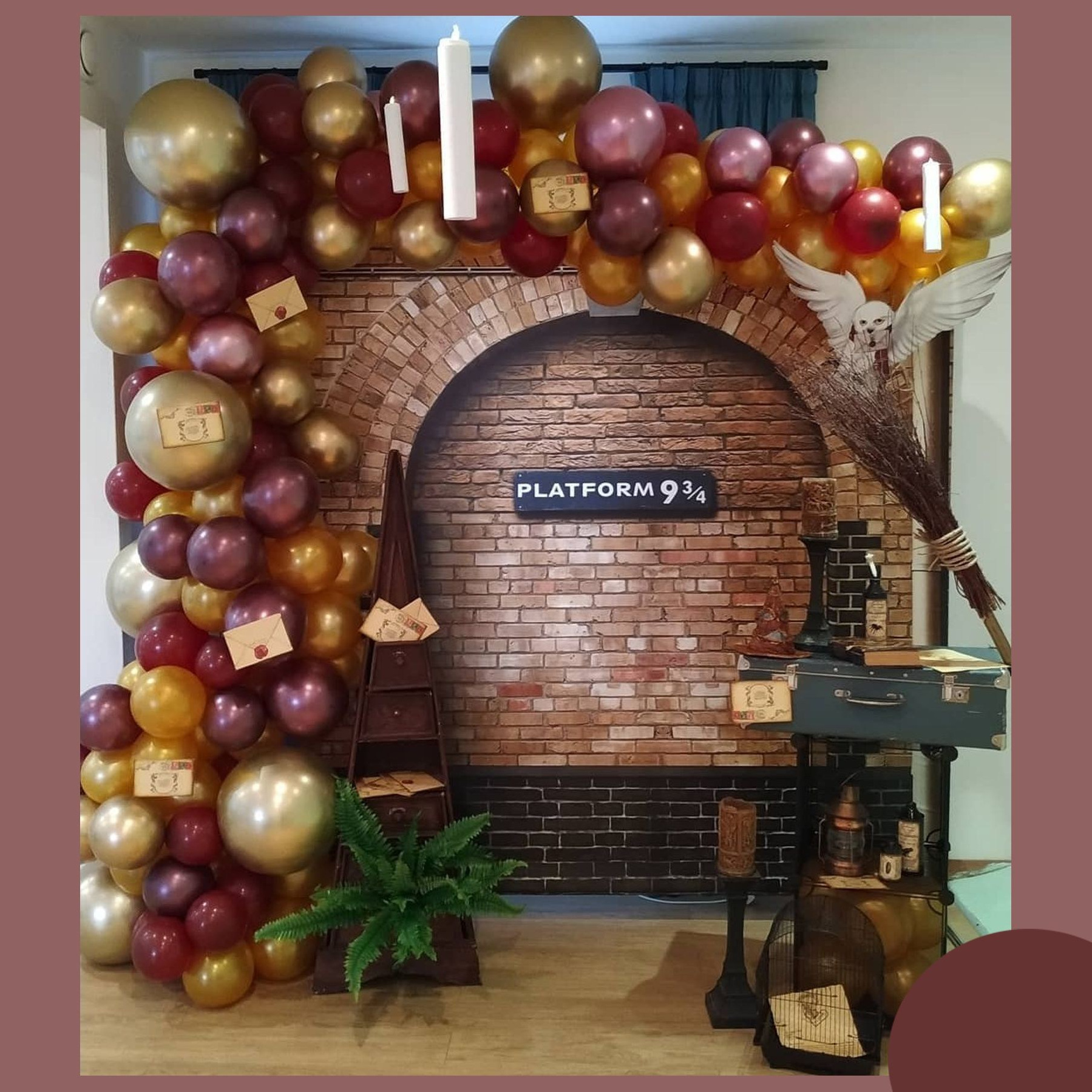 Фотозона Гарри Поттер. Студия праздничного декора