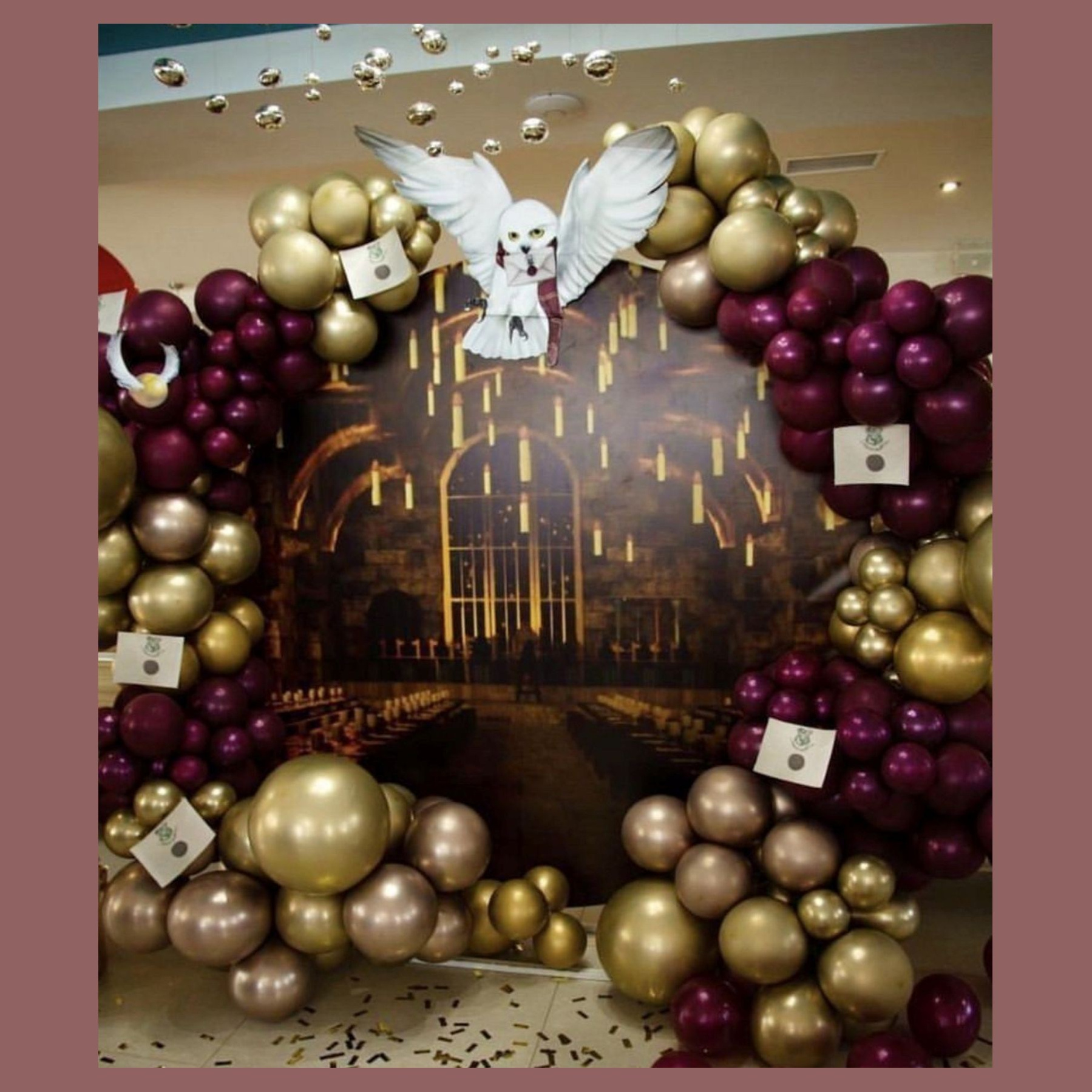 Фотозона Гарри Поттер. Студия праздничного декора