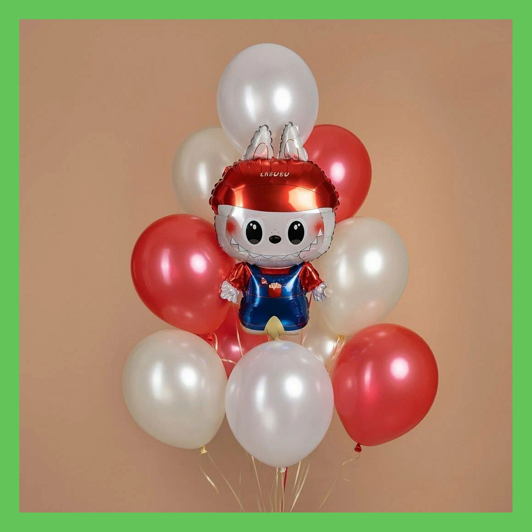 Шары с Лабубу. Студия праздничного декора