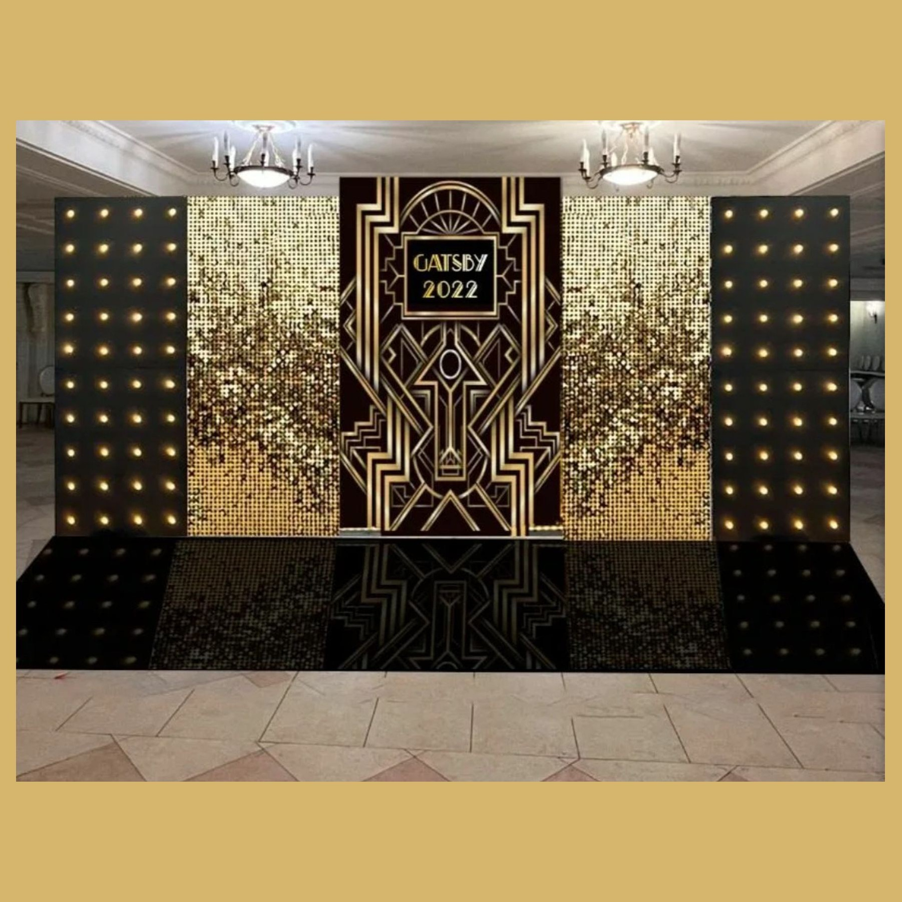 01ТФ Фотозона стиль Гетсби. Студия праздничного декора