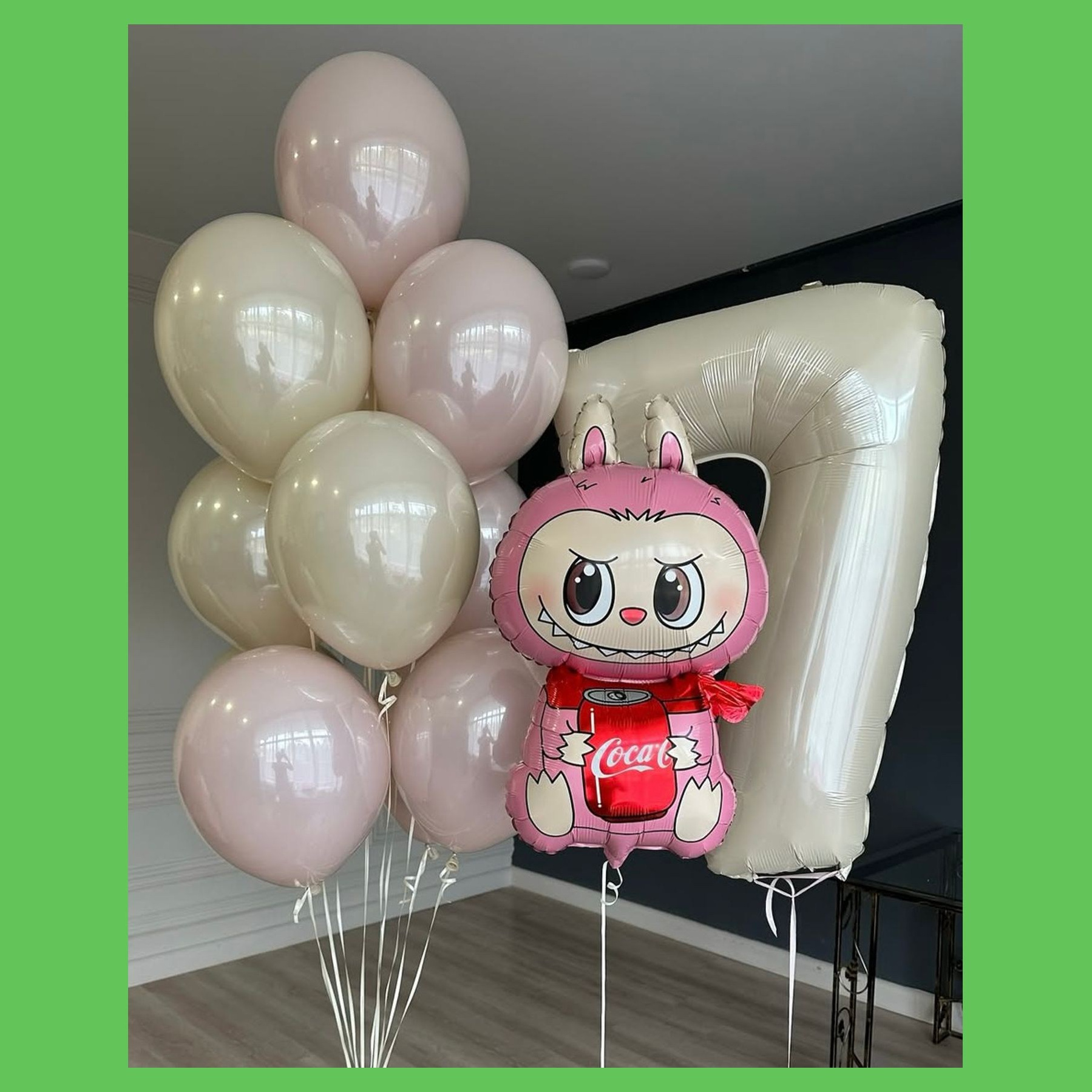 Шары с Лабубу. Студия праздничного декора