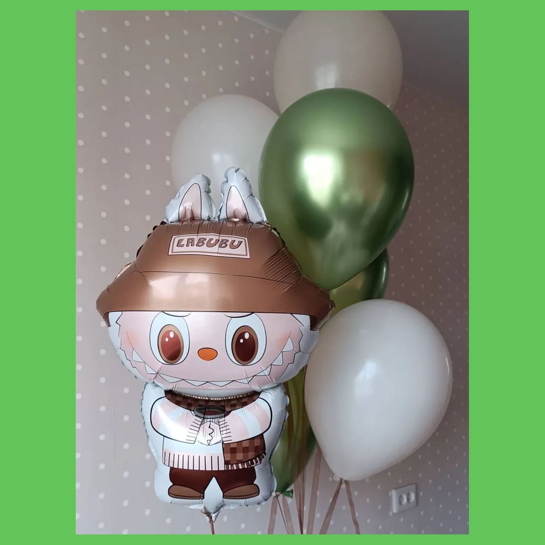 Шары с Лабубу. Студия праздничного декора