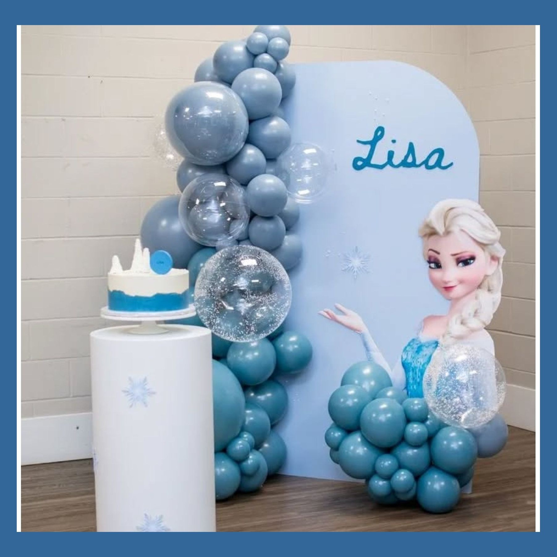 Фотозона Холодное сердце. Студия праздничного декора