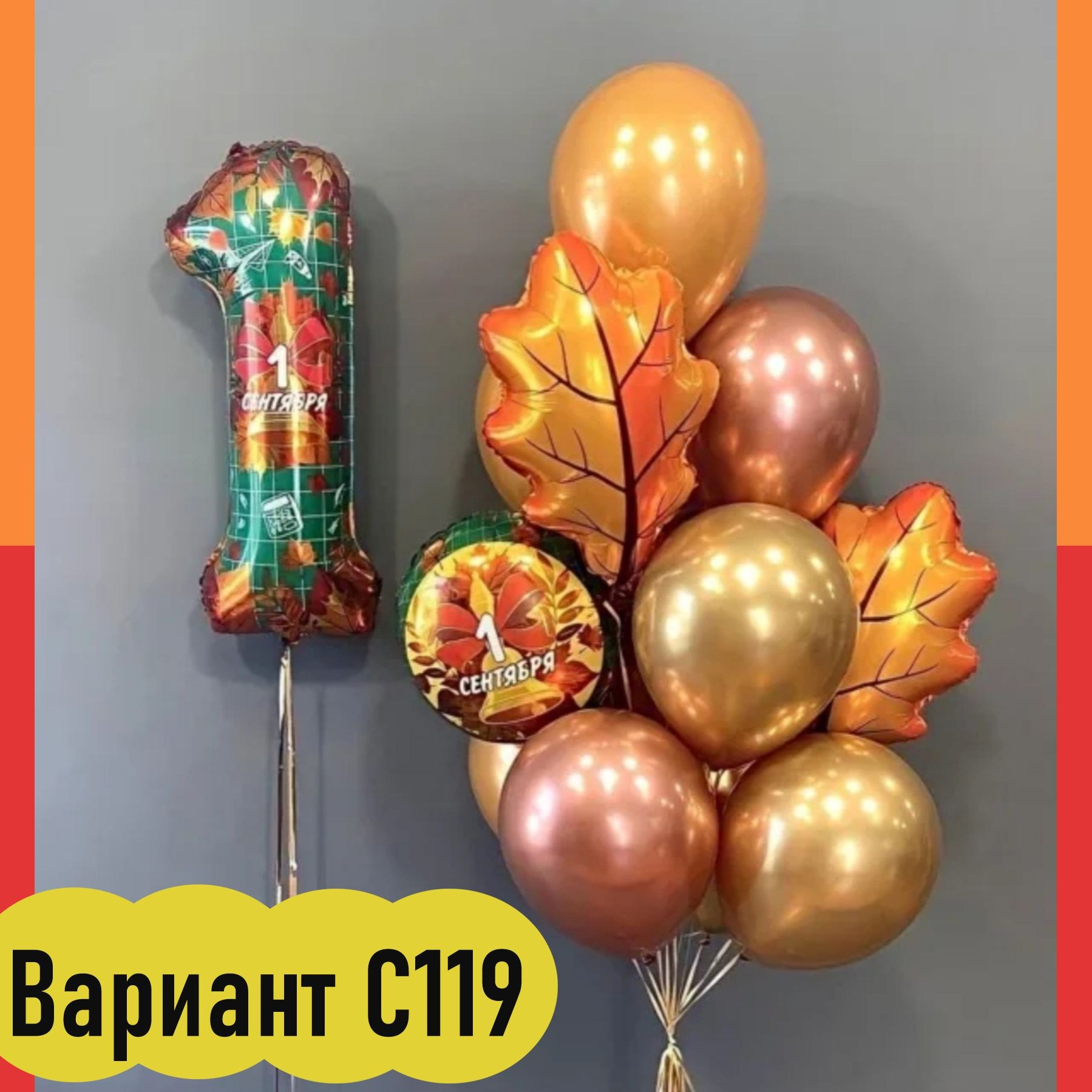 Воздушные Шары (шарики) на 1 сентября