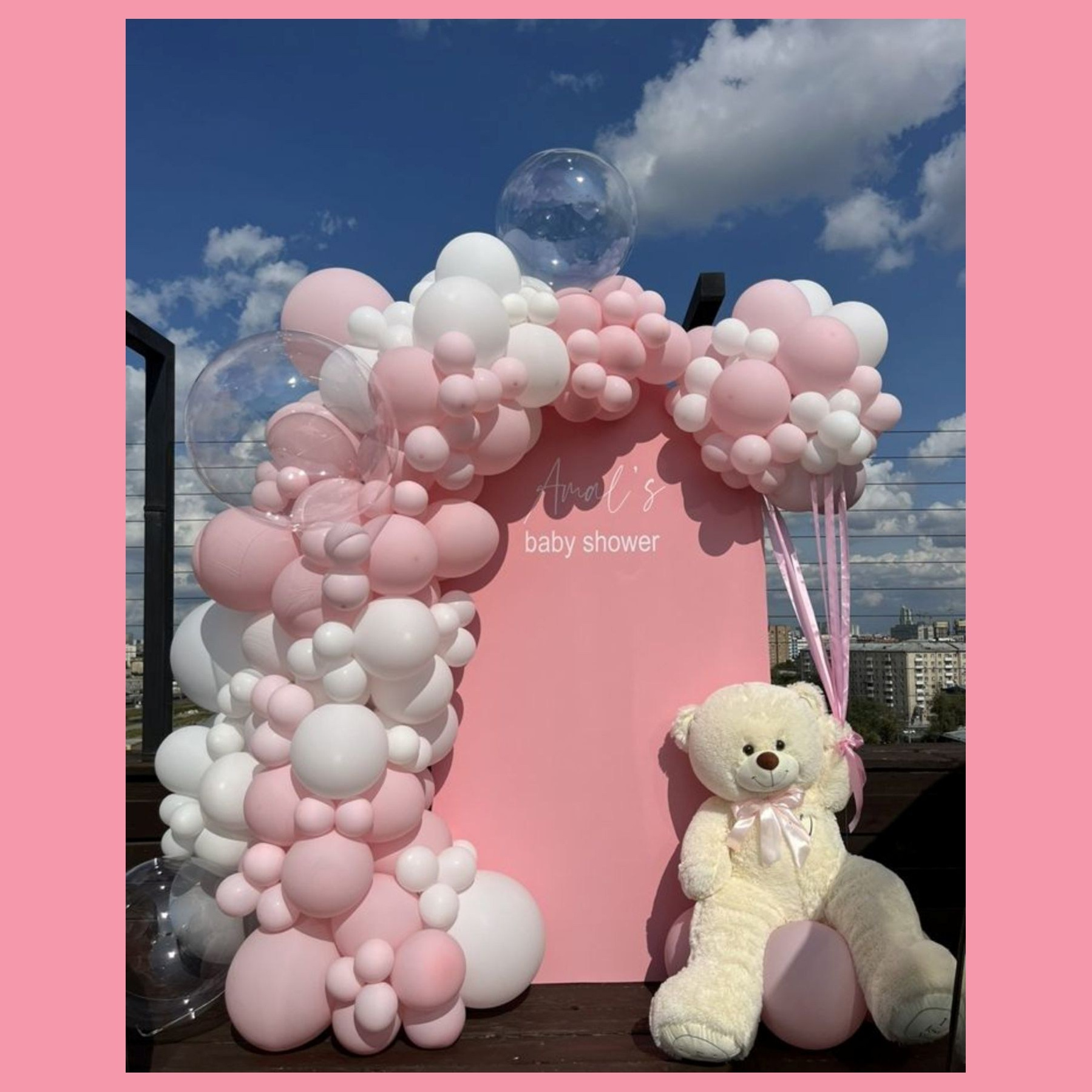 Фотозона Арка Фон. Студия праздничного декора