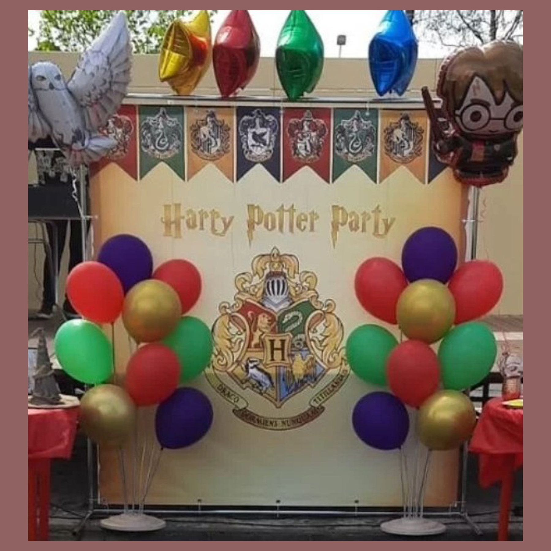 Фотозона Гарри Поттер. Студия праздничного декора