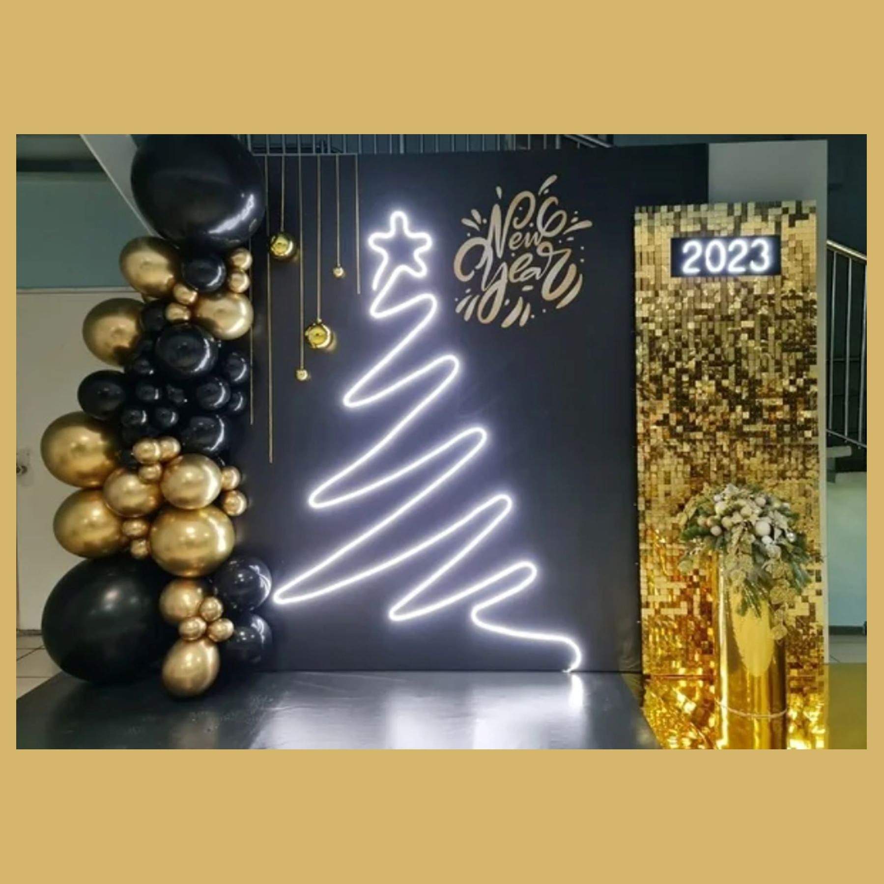 Фотозона новогодняя. Студия праздничного декора