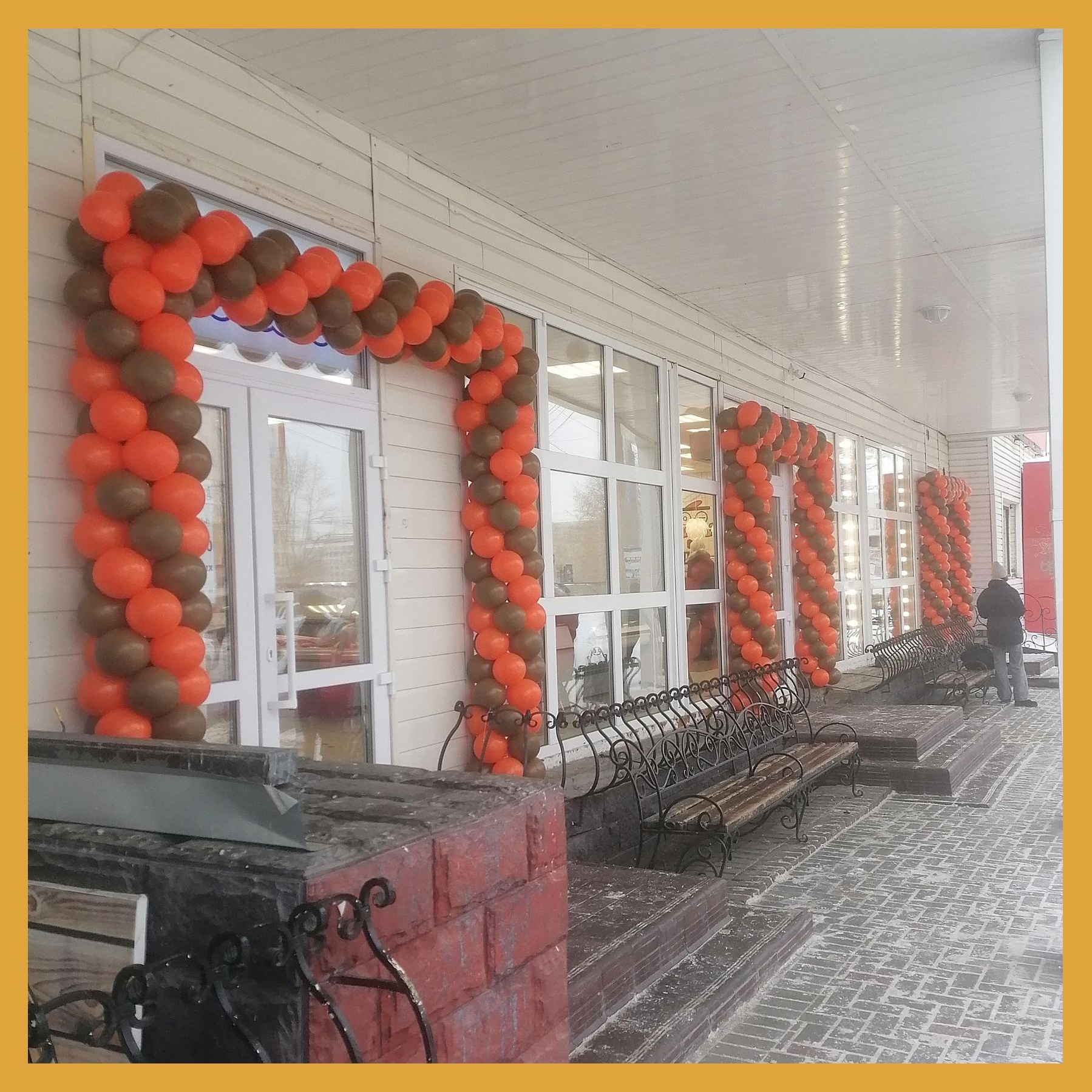 Оформление на открытие магазина. Студия праздничного декора