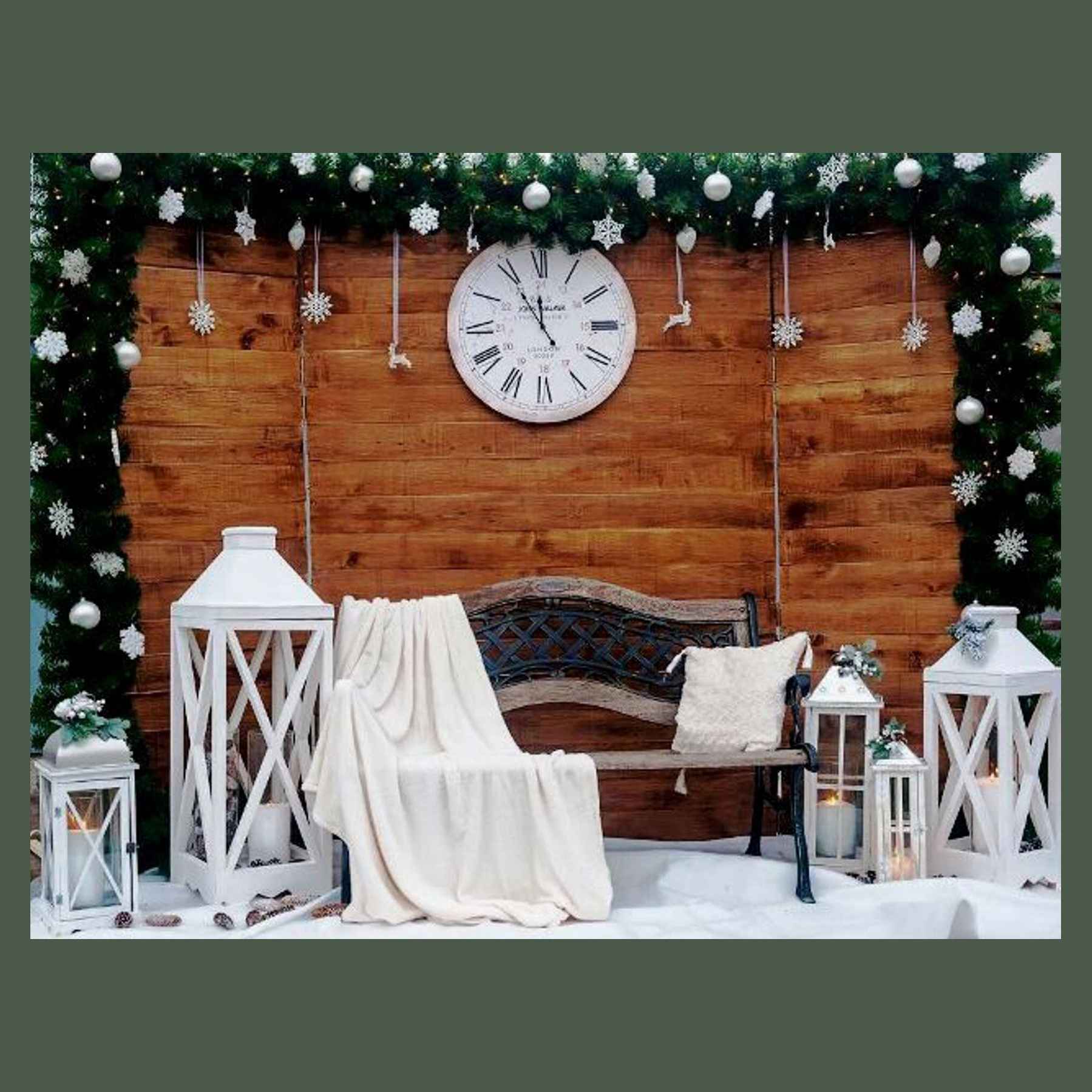 Фотозона новогодняя. Студия праздничного декора