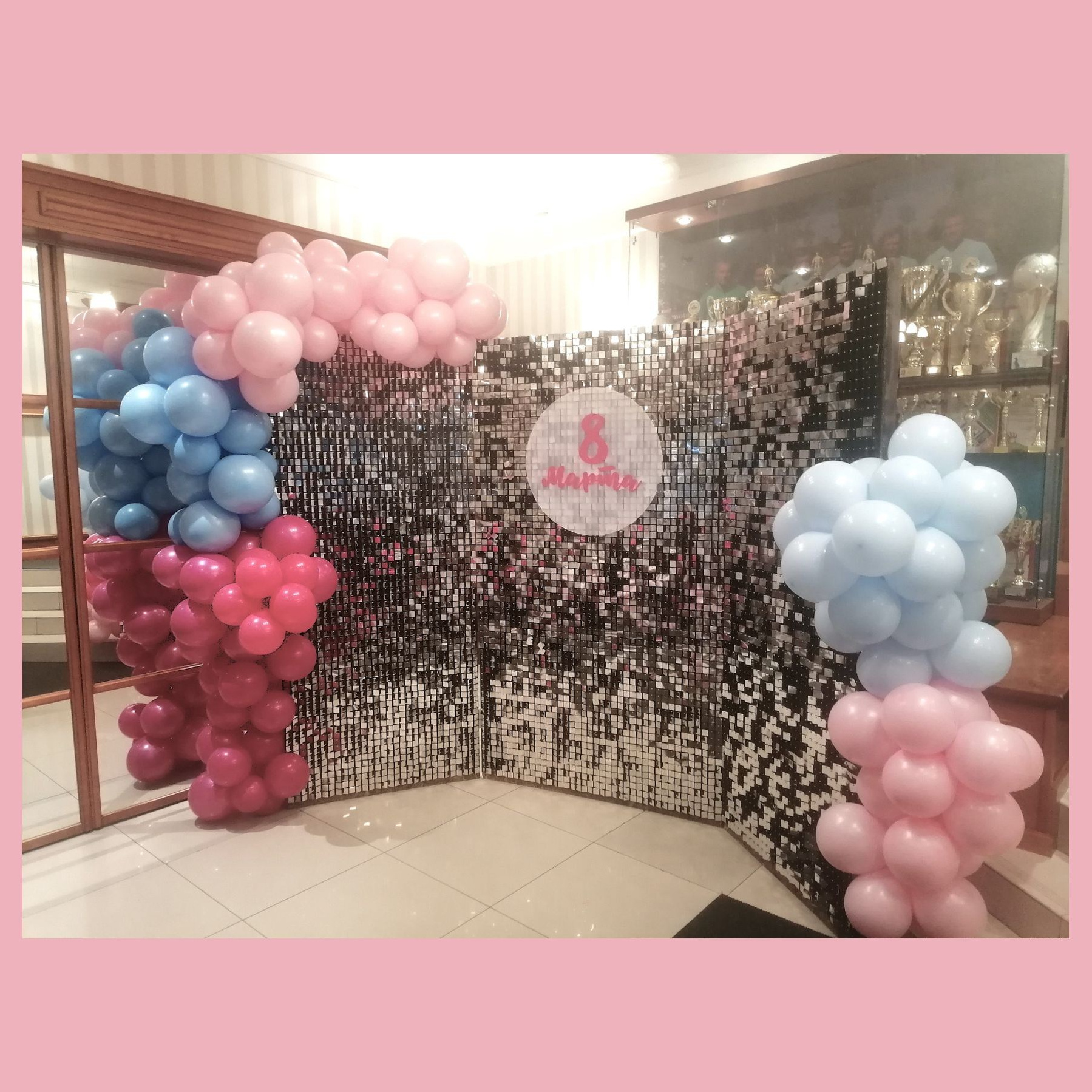 Фотозона 8 марта. Студия праздничного декора