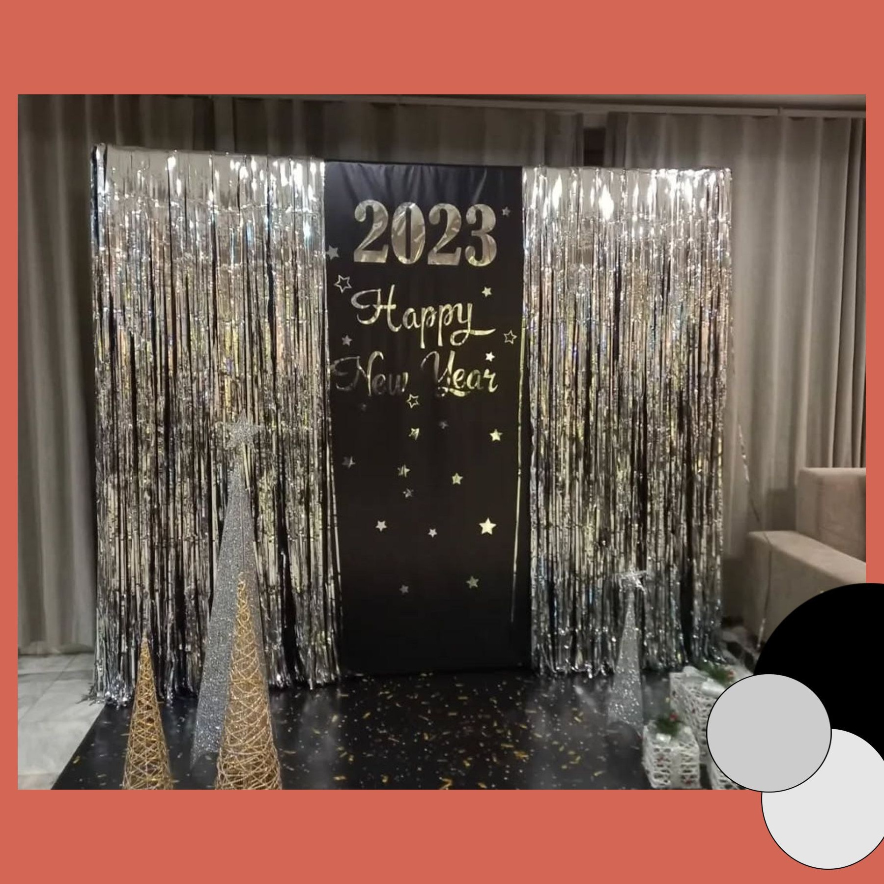 Фотозона новогодняя. Студия праздничного декора