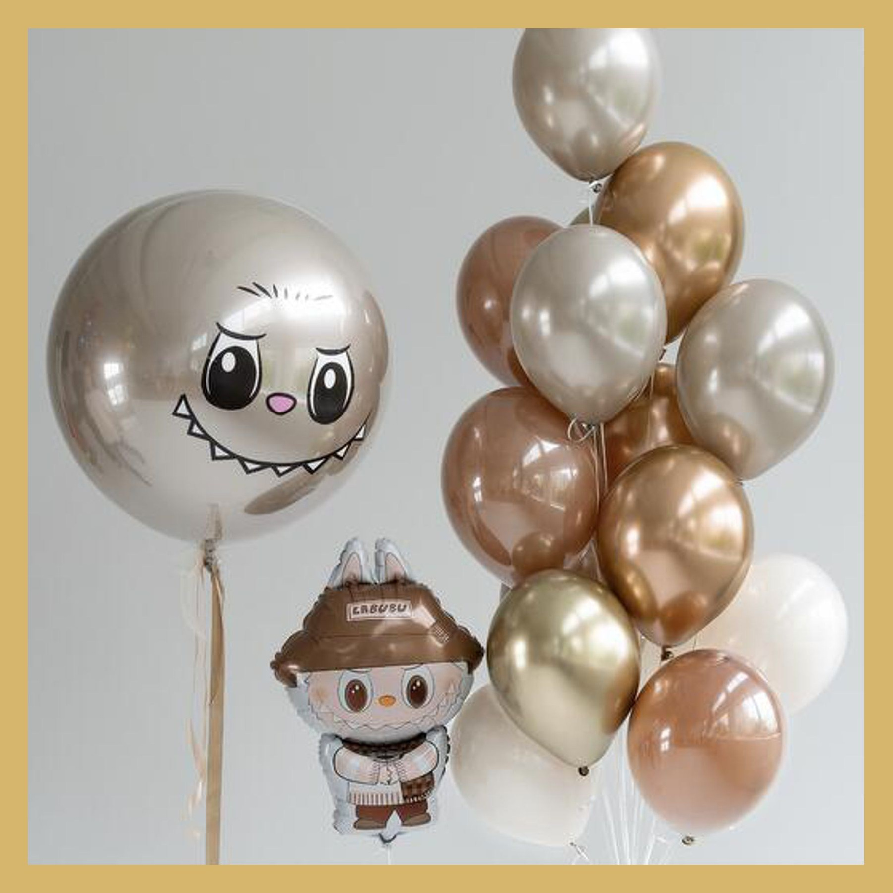 Шары с Лабубу. Студия праздничного декора