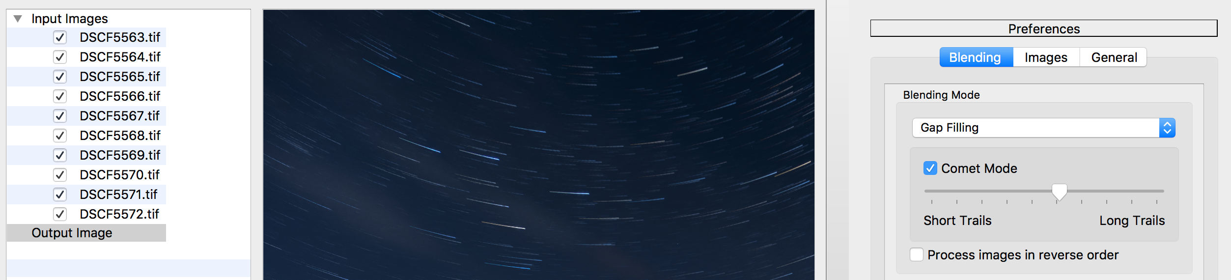 Собираем звездные треки в StarStax. Фотограф Константин Шамин