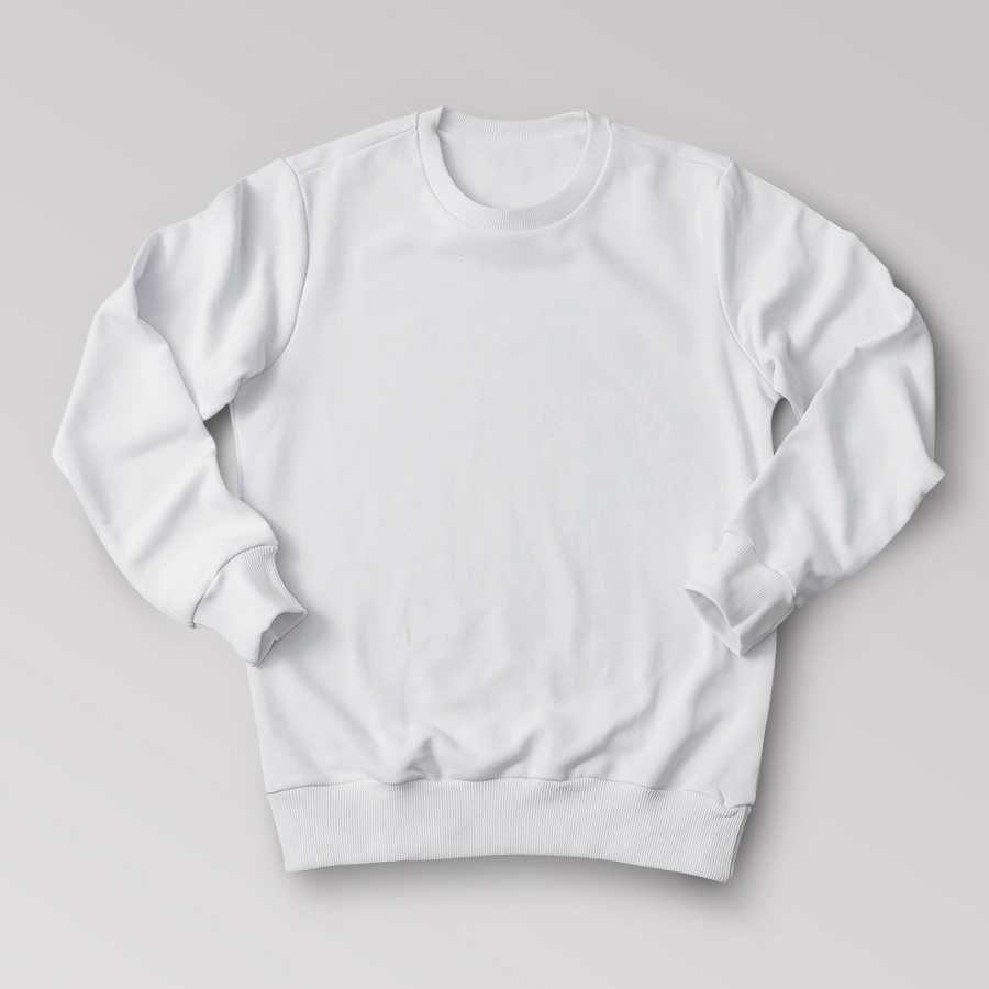 Белые свитшоты для печати фото, изображений или лого от Студии печати "ЧЁ"