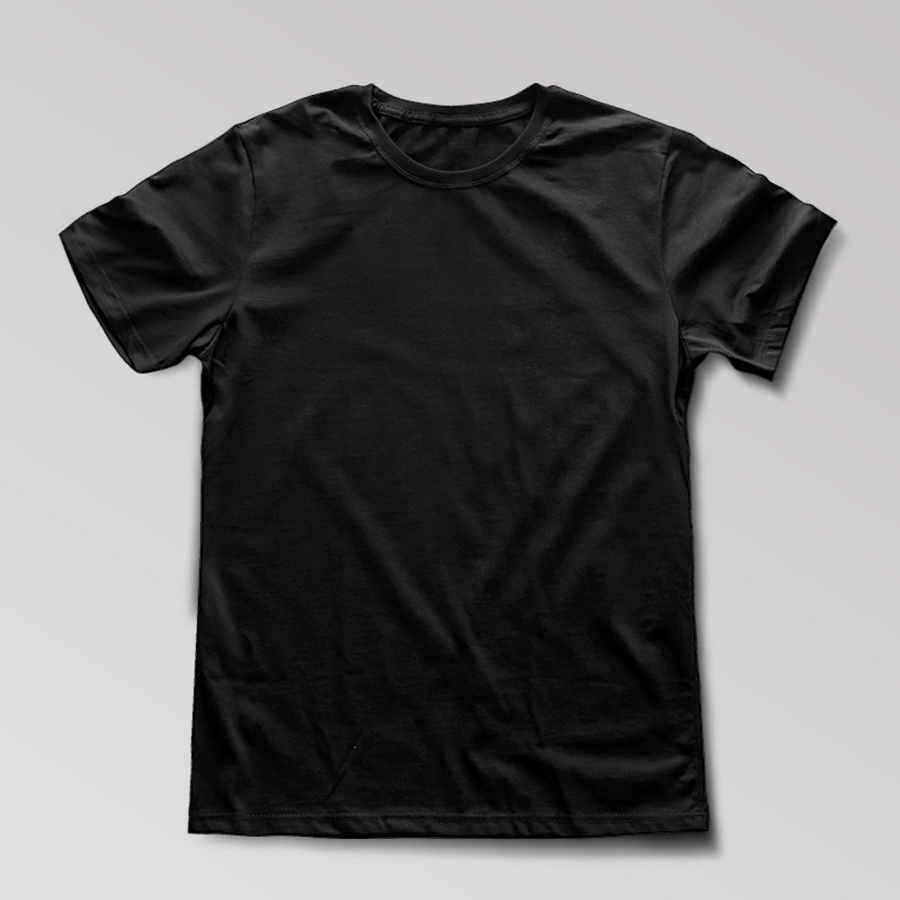 Черные футболки для печати фото, изображений или лого от Студии печати "ЧЁ"