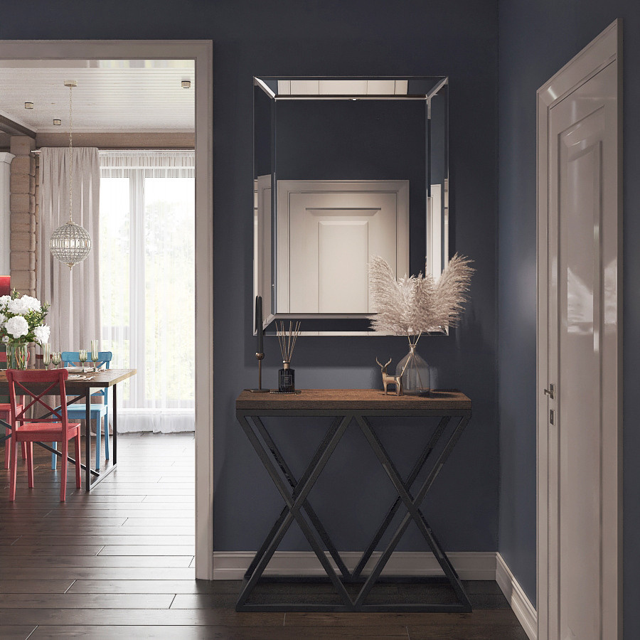 дизайн деревянного дома внутри фото