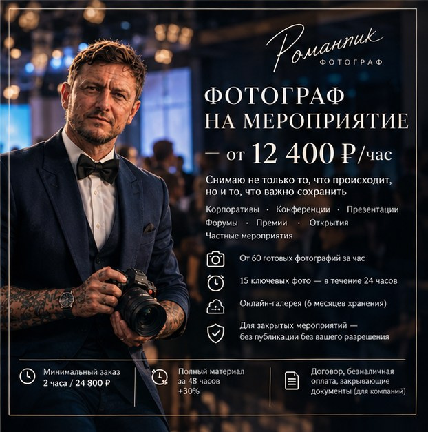 Купить подарочный сертификат на фотосессию в Москве — Фотограф Романтик