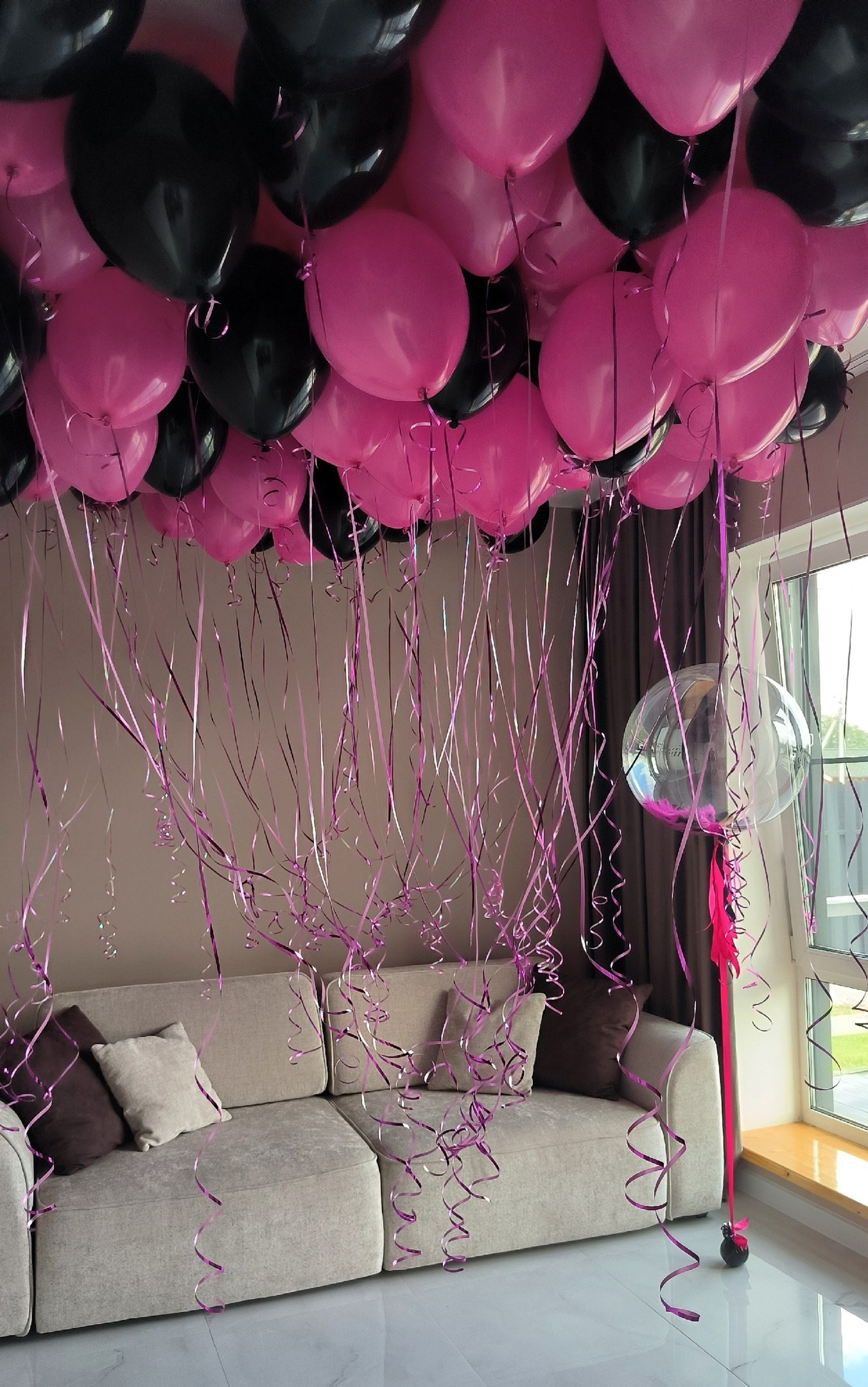 Шары в потолок. Организация мероприятий «Мир праздника Балу»