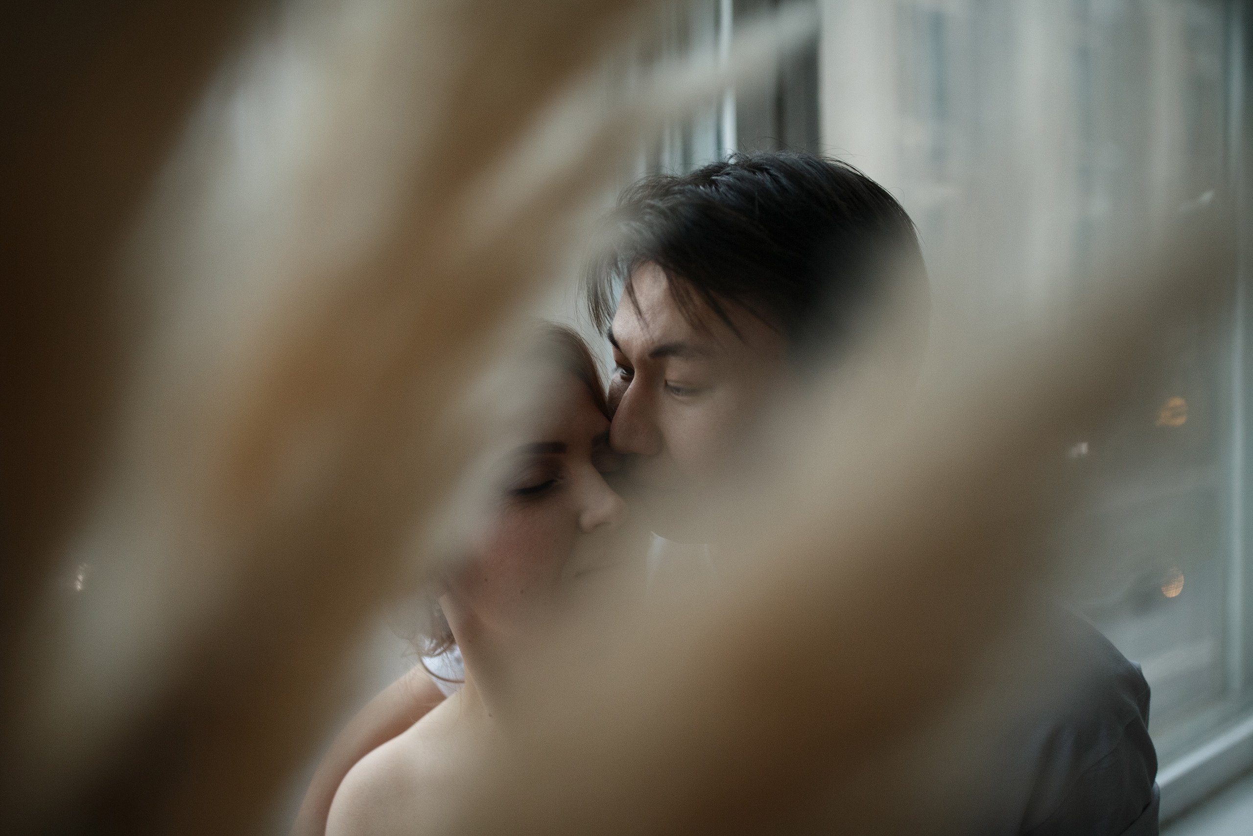 Фотосессия в студии при естественном освещении